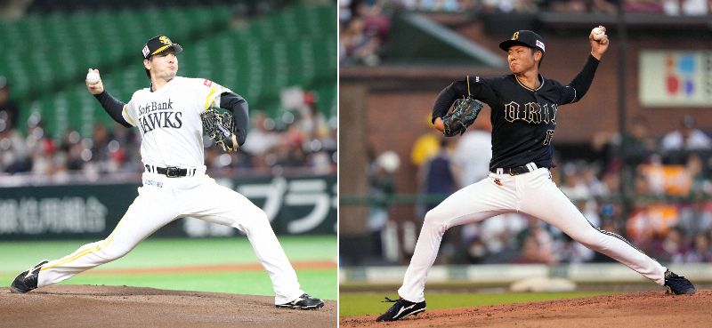 ソフトバンク有原航平とオリックス曽谷龍平