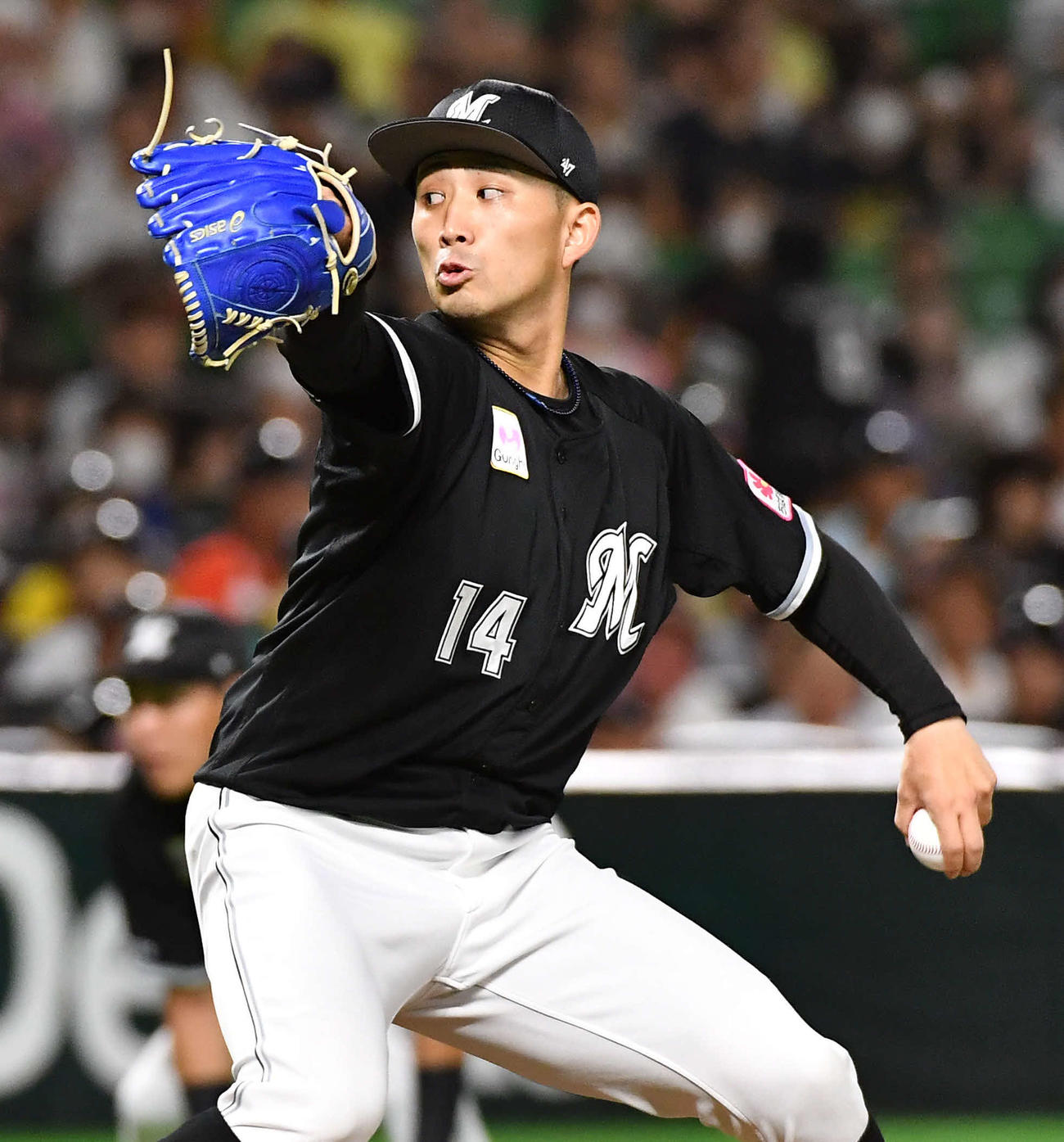ロッテ小島和哉（2023年9月5日撮影）