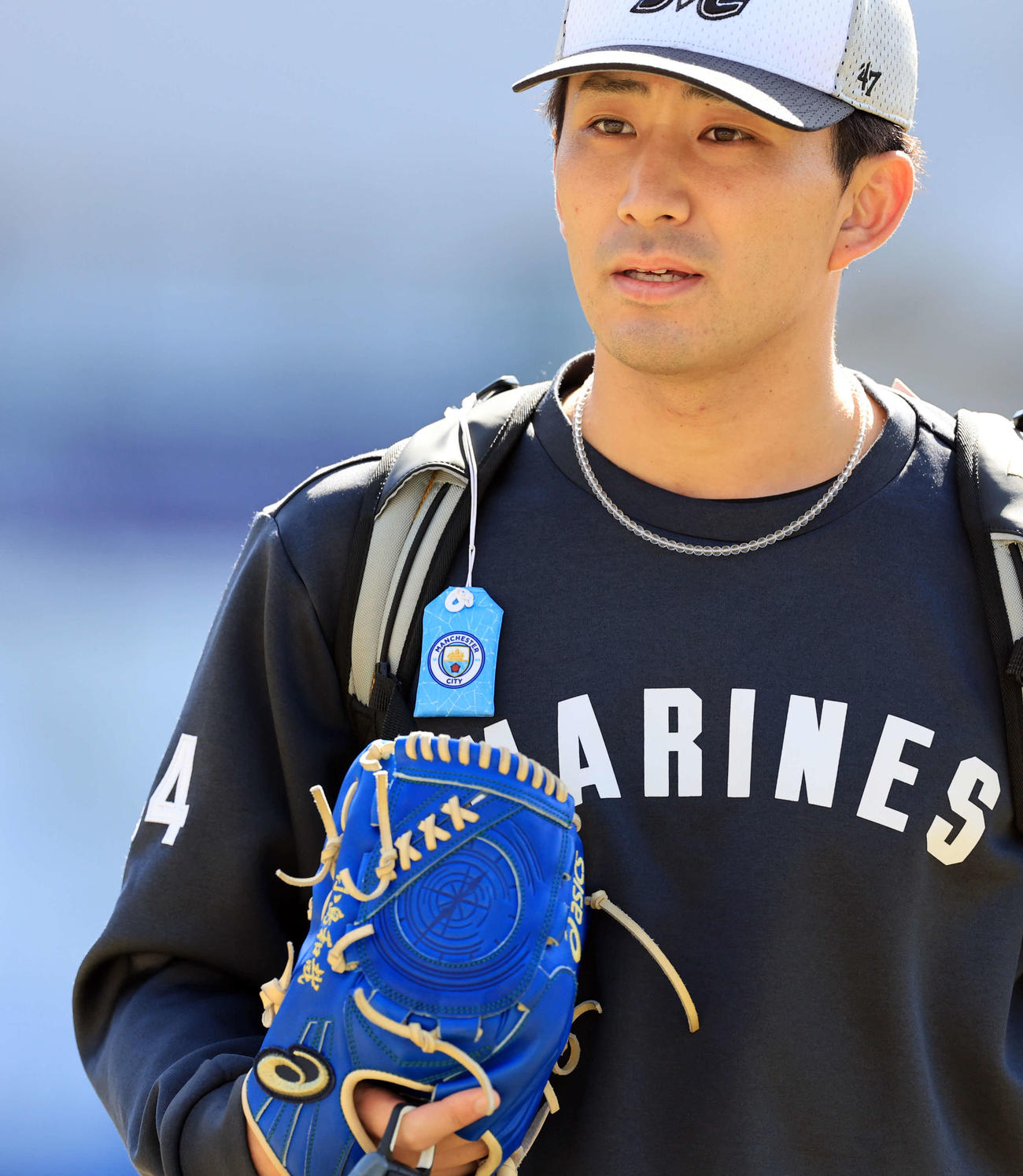 ロッテ小島和哉（2023年10月7日撮影）