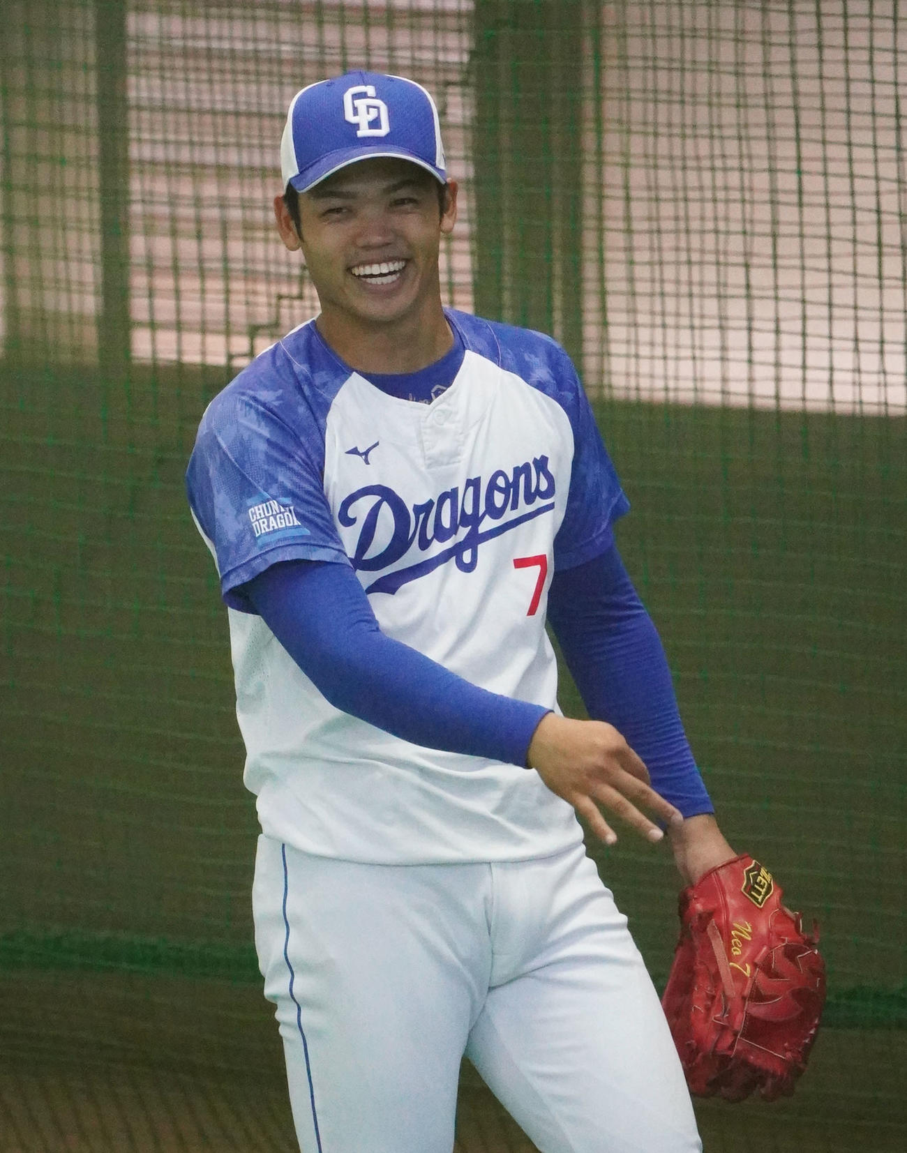 中日根尾昂（2023年10月6日撮影）