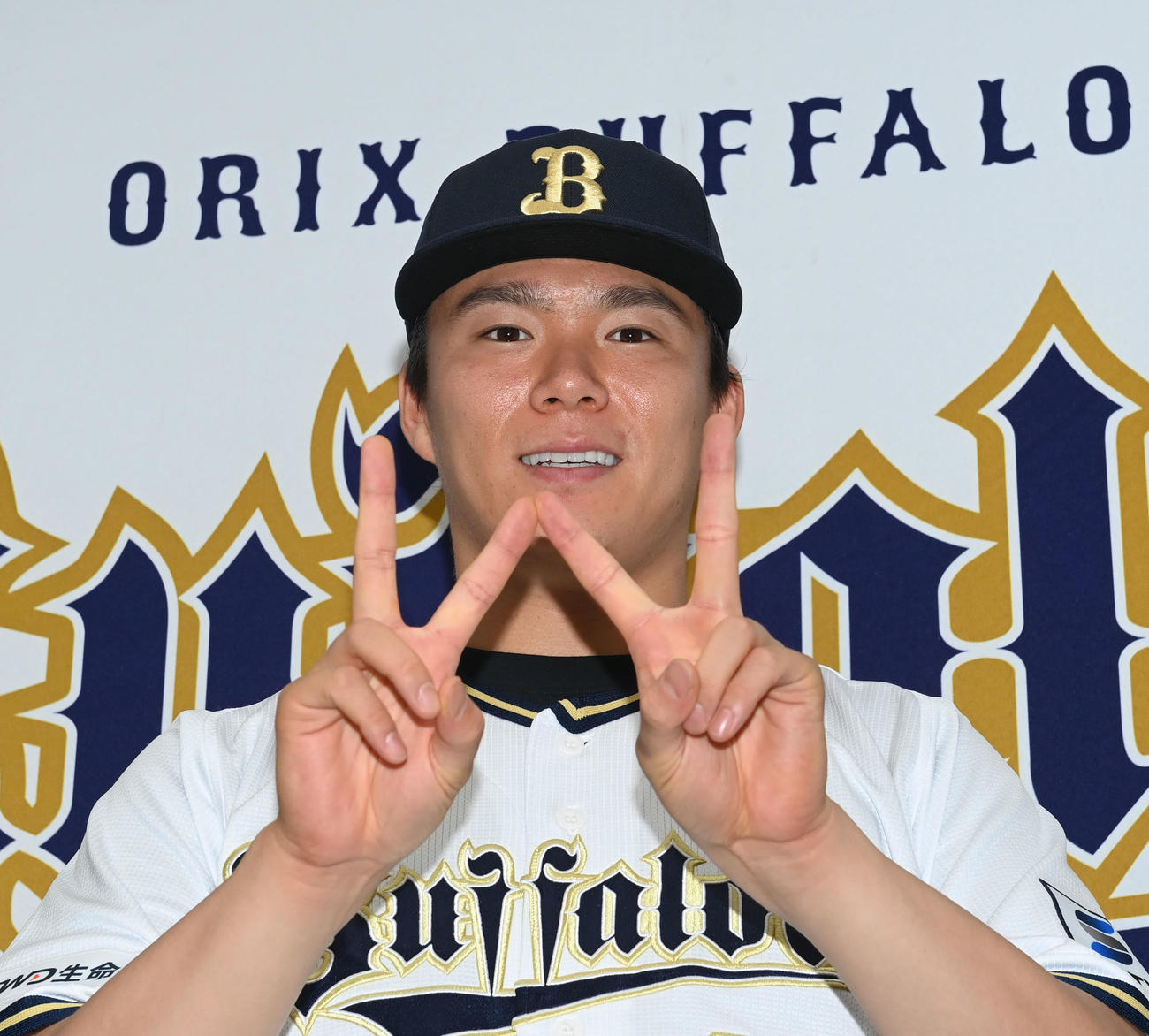 3年連続で投手部門4冠を達成したオリックス山本（撮影・和賀正仁）