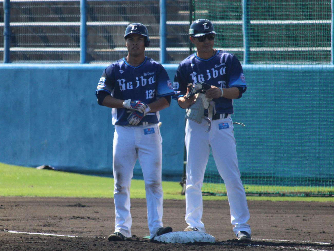 攻守に活躍した西武是沢（撮影・金子真仁）