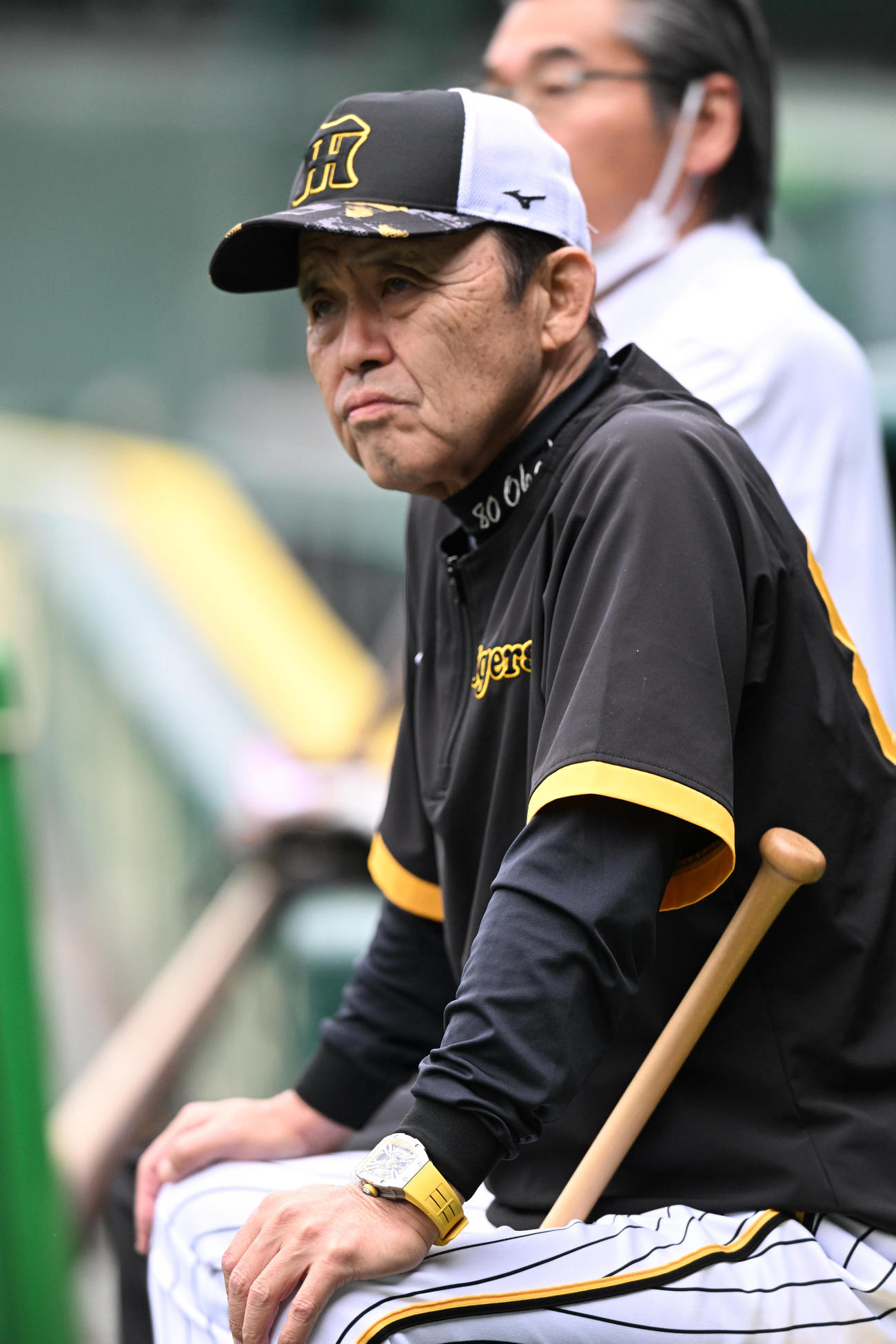 阪神岡田監督（10月8日撮影）