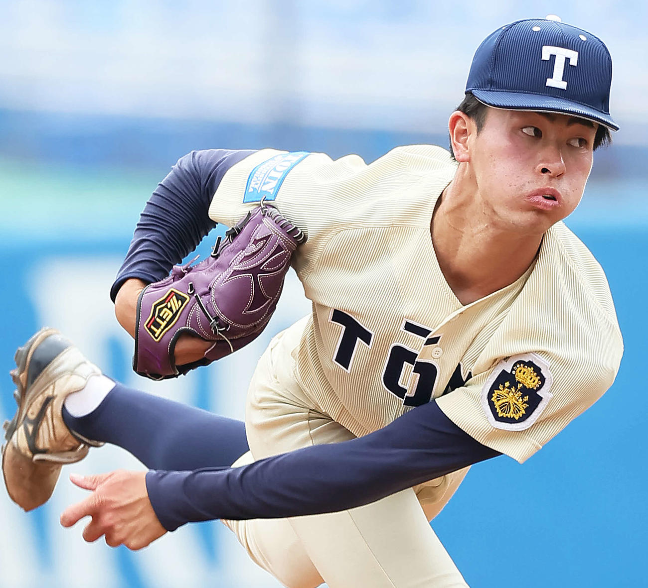 桐蔭横浜大・古謝樹（2023年6月撮影）