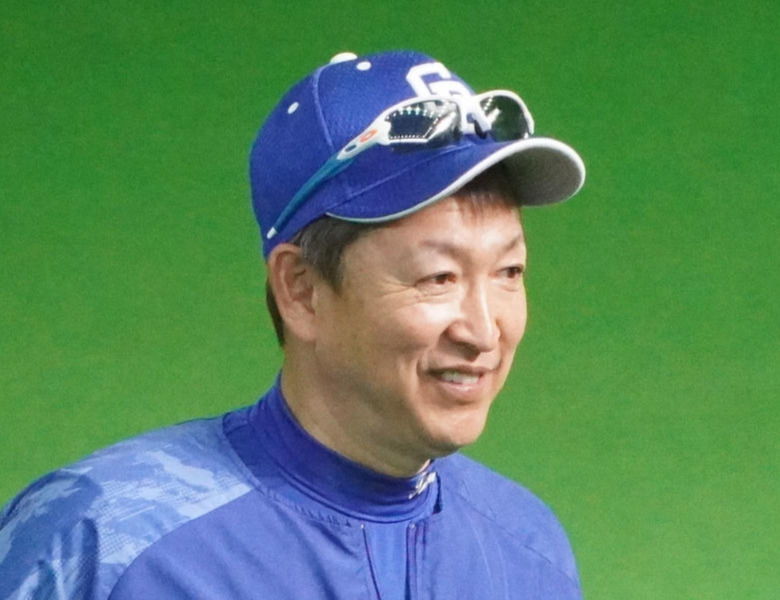 中日立浪和義監督（2023年10月11日撮影）