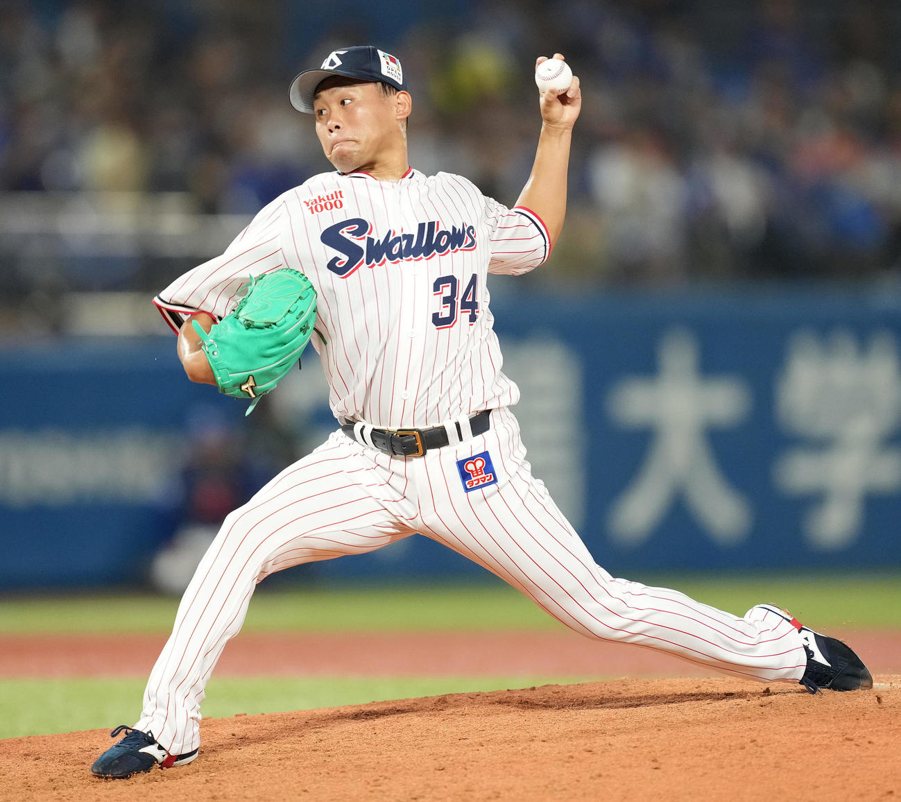 ヤクルト田口麗斗（2023年9月20日撮影）