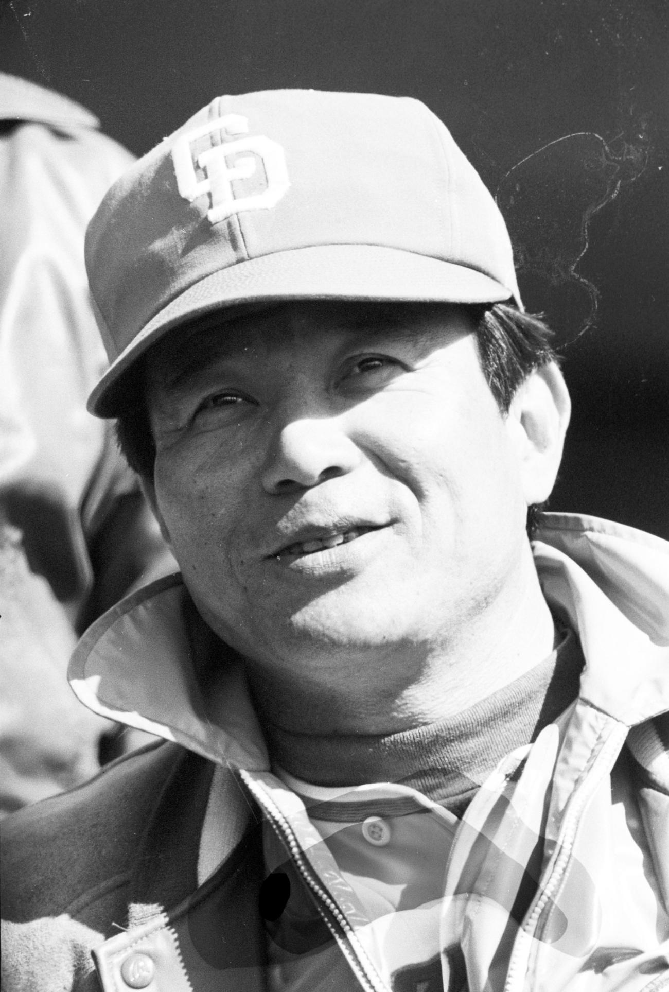 中日・中利夫監督（1978年撮影）