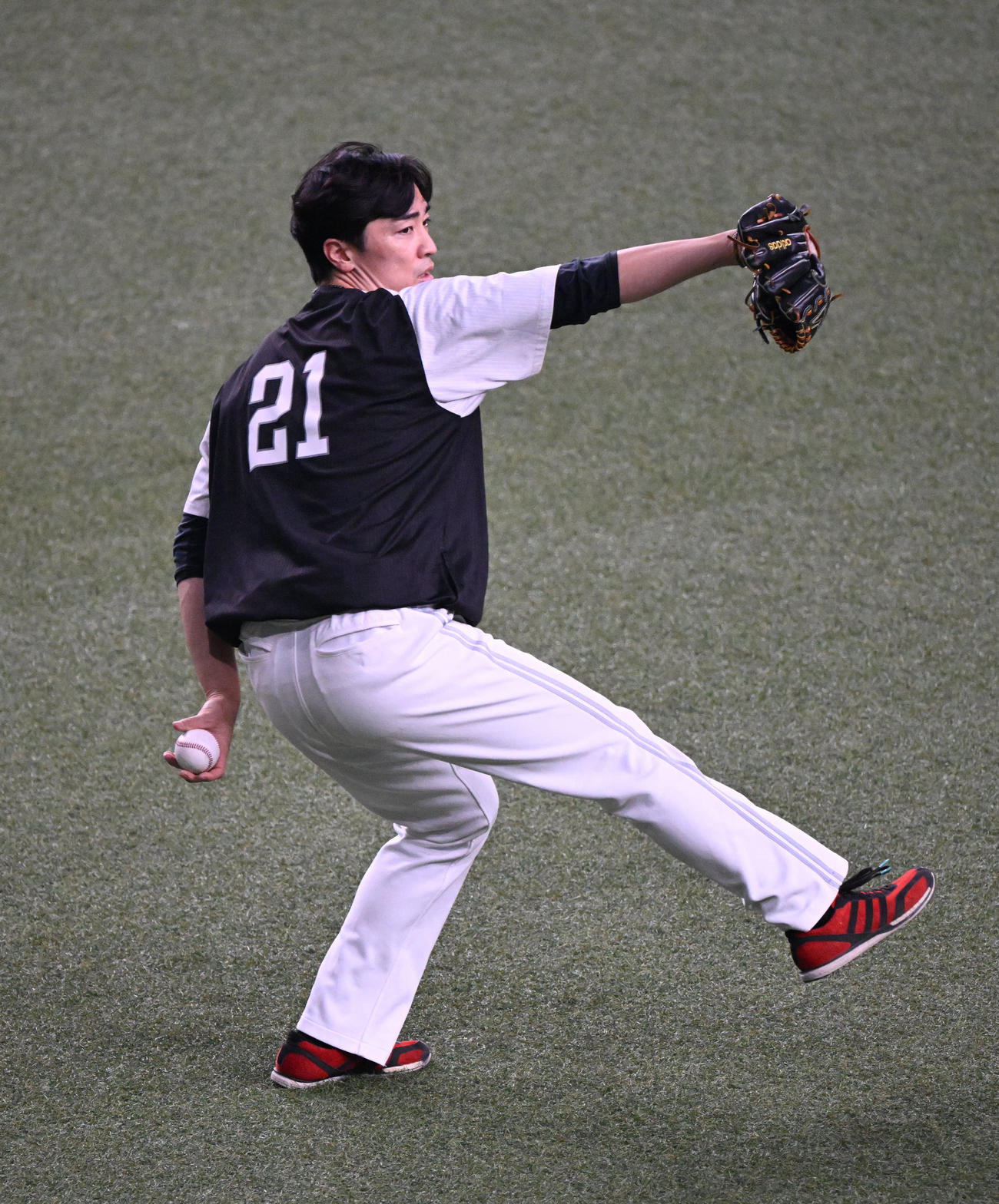 ソフトバンク和田毅（2023年10月8日撮影）