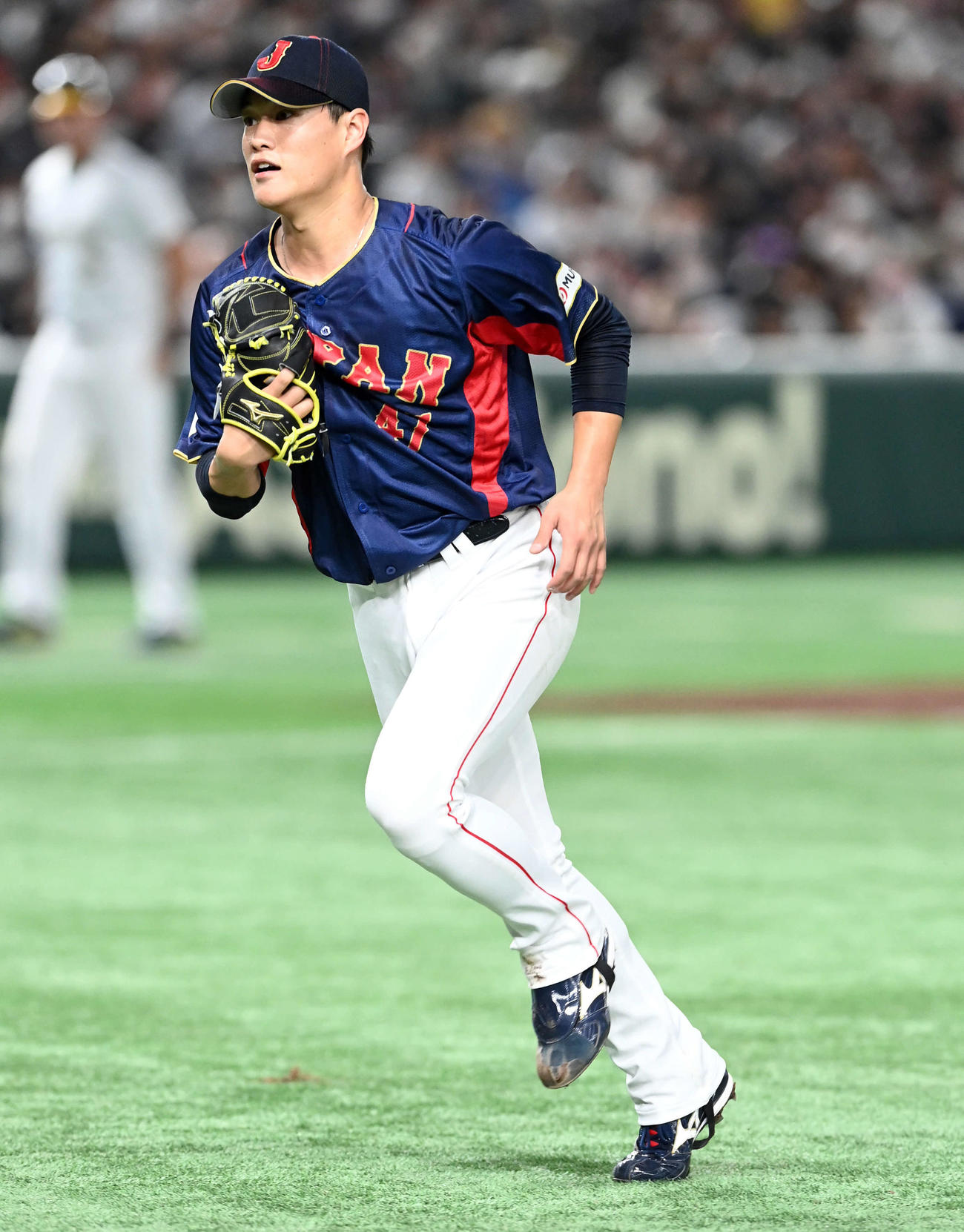 WBCオーストラリア戦でマウンドに上がった高橋奎二（2023年3月撮影）