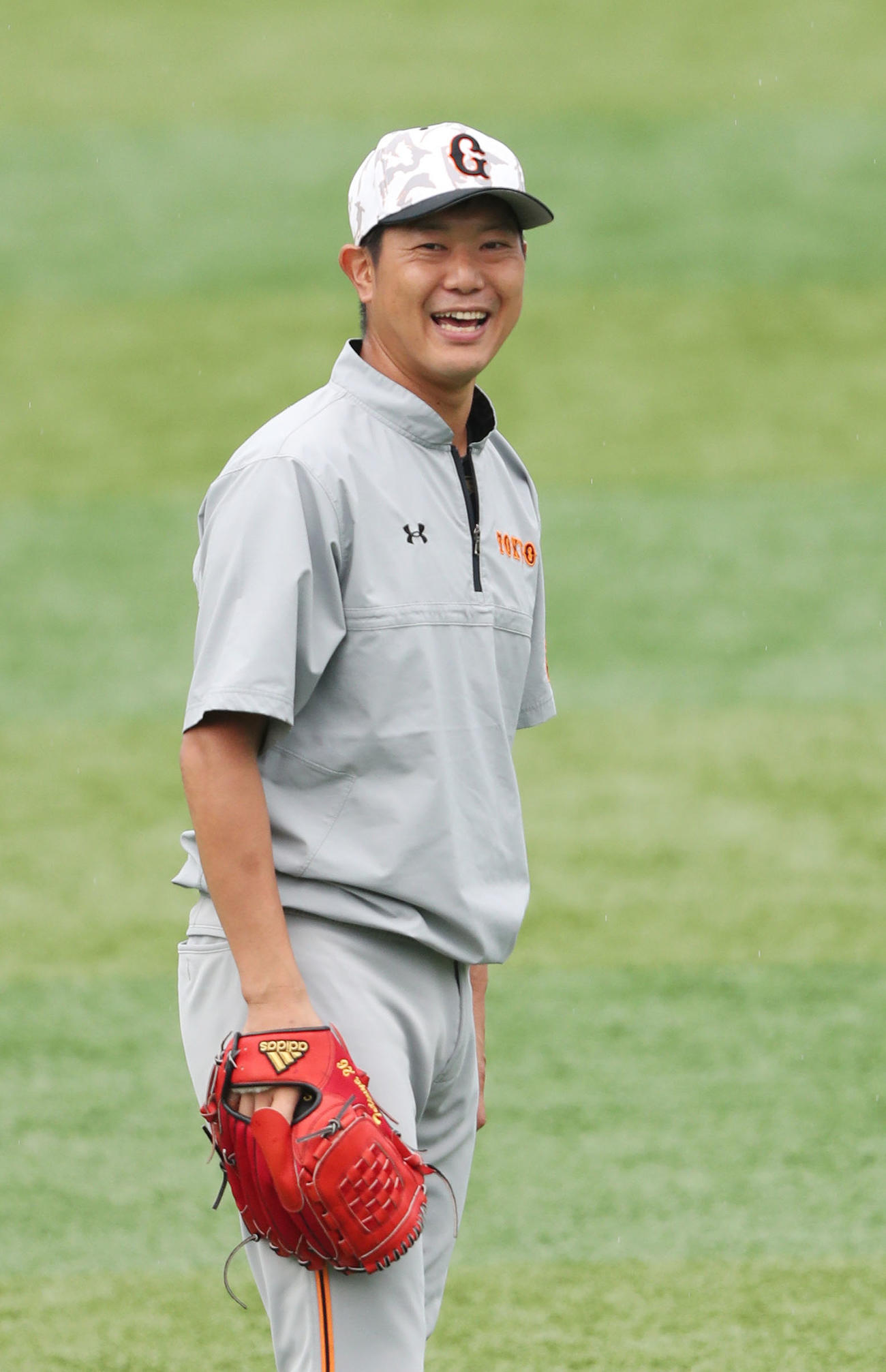 巨人時代の内海哲也氏（2018年9月14日撮影）