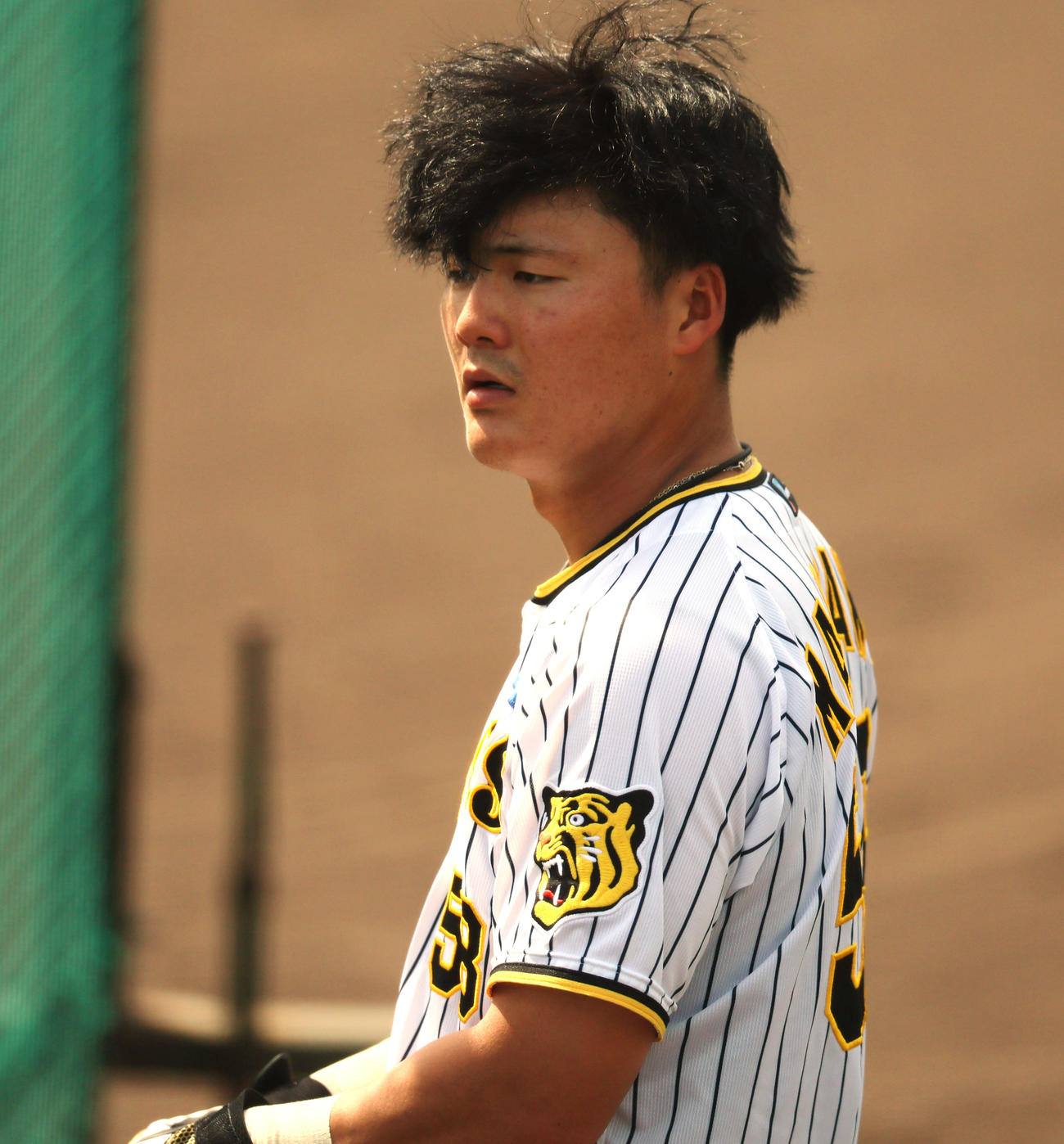 阪神前川右京（2023年10月11日撮影）