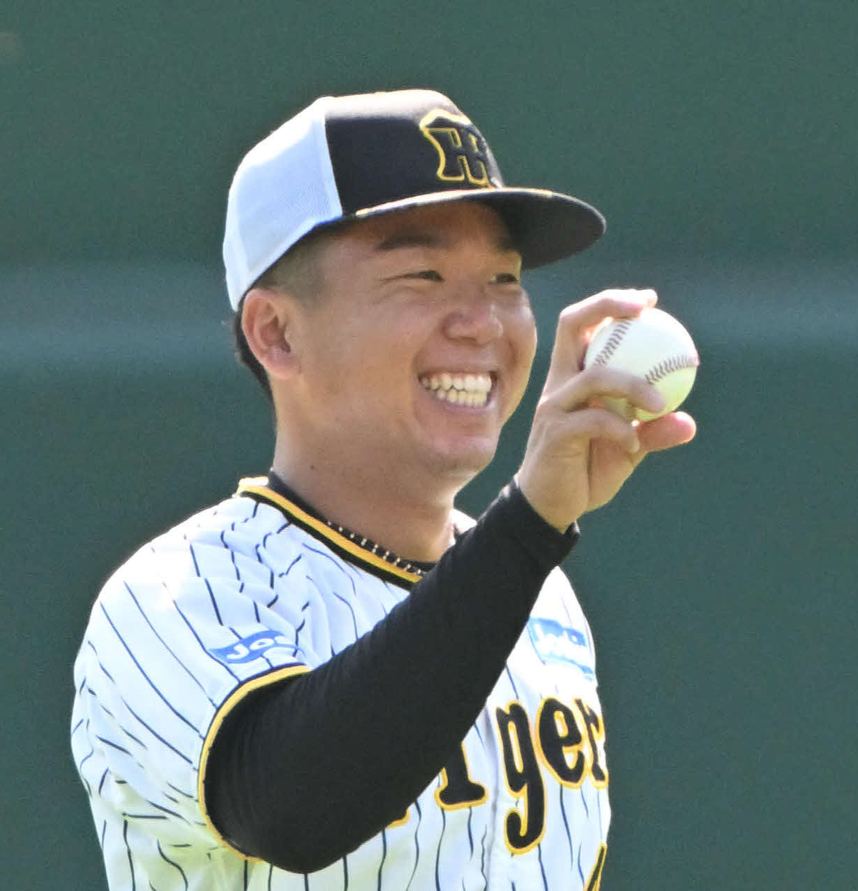 阪神村上頌樹（2023年10月16日撮影）