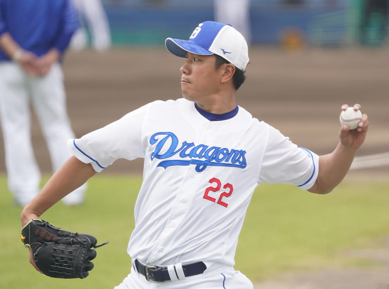 大野雄大（2023年10月16日撮影）