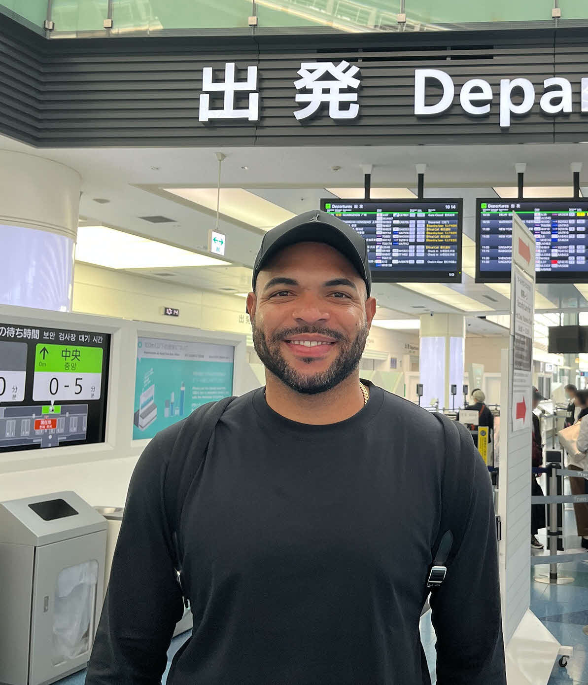 帰国したDeNAエスコバー（球団提供）