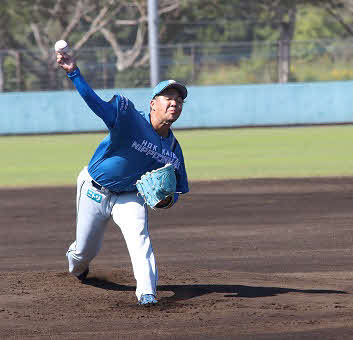 ソフトバンク対日本ハム　先発し6回2失点と好投した日本ハム金村（撮影・永野高輔）