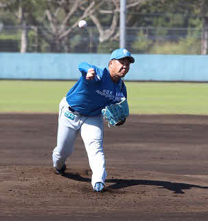 ソフトバンク対日本ハム　先発し6回2失点と好投した日本ハム金村（撮影・永野高輔）