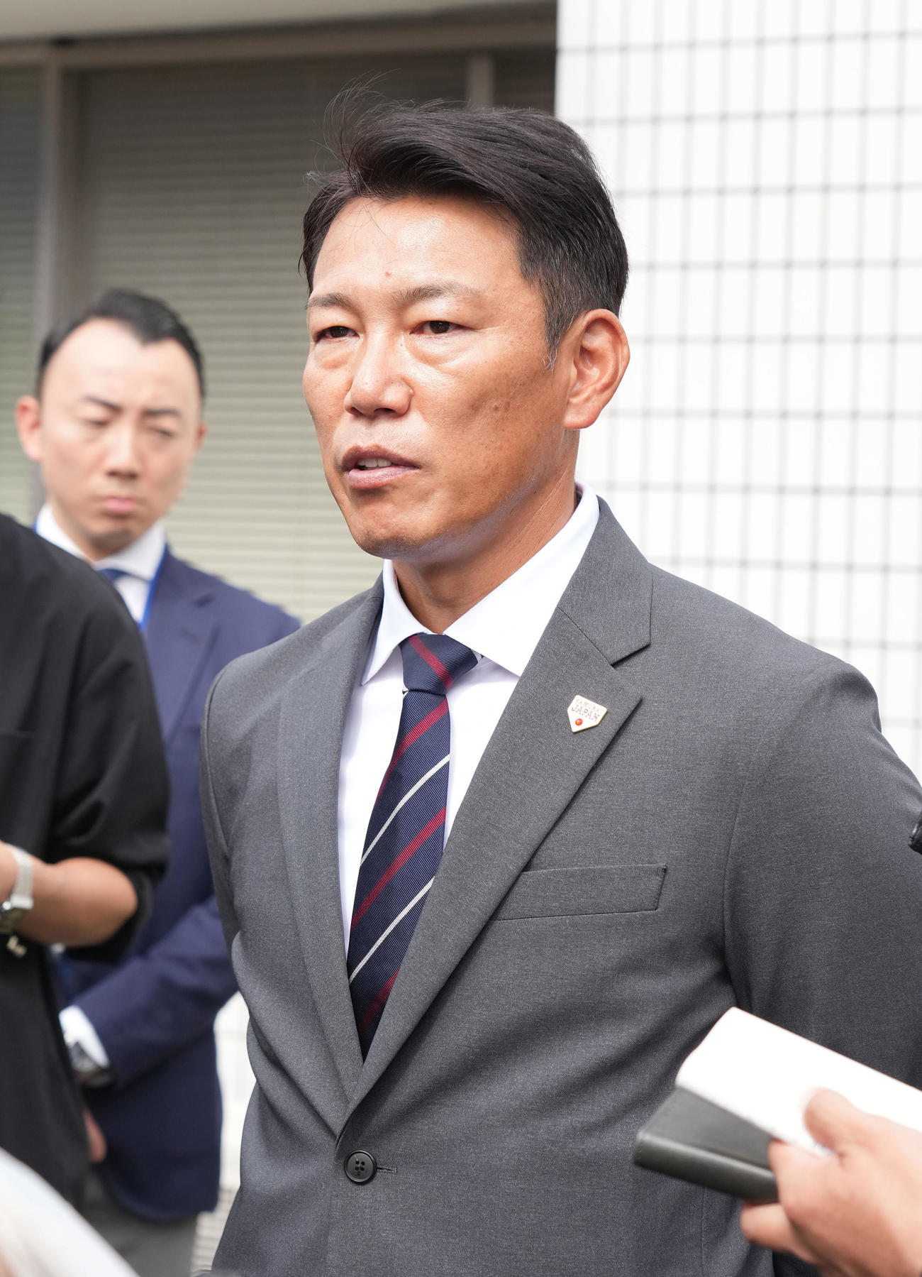 侍ジャパン井端監督（2023年10月11日撮影）