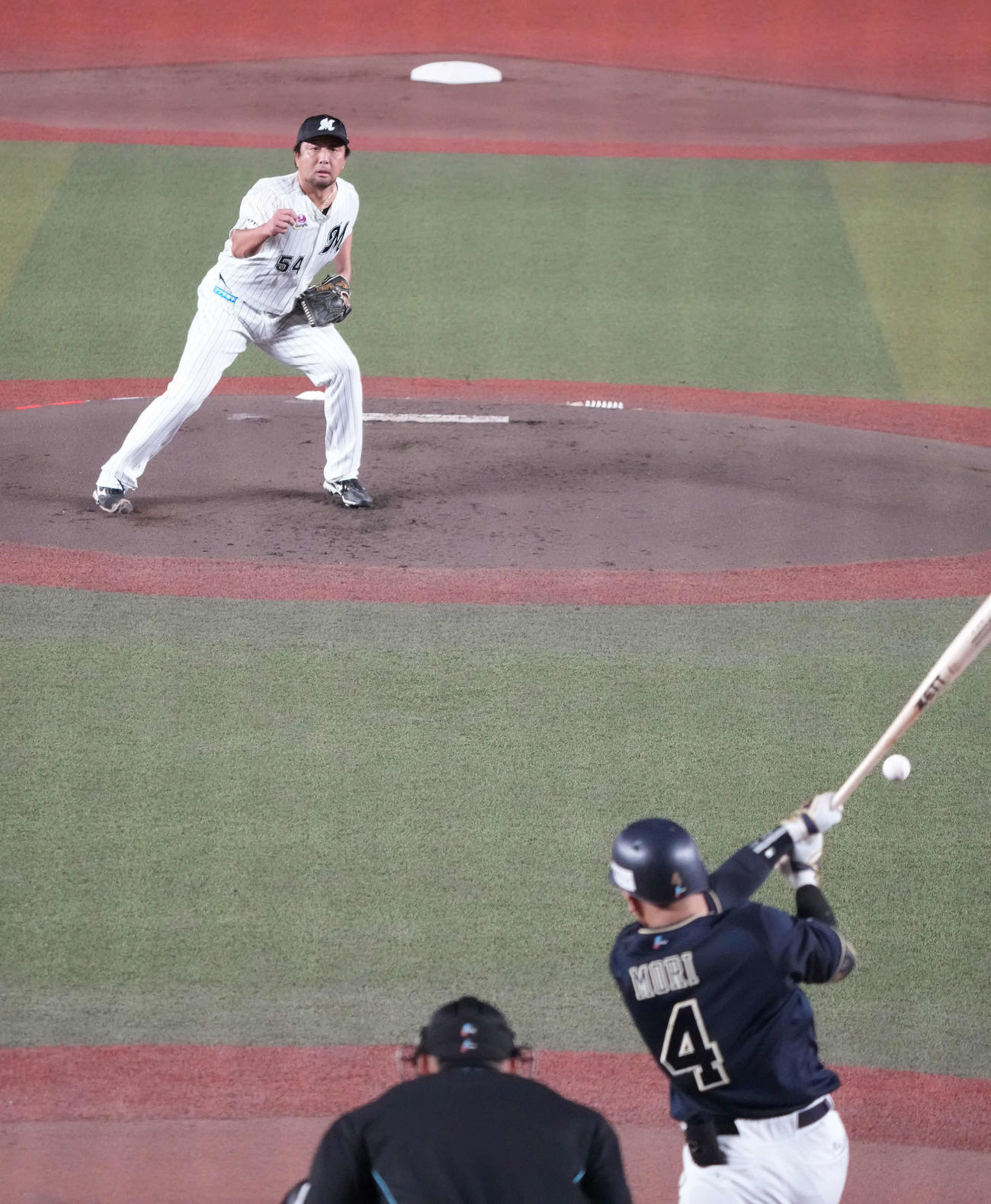 6日オリックス戦に先発し、森友哉を二ゴロに仕留める沢村拓一