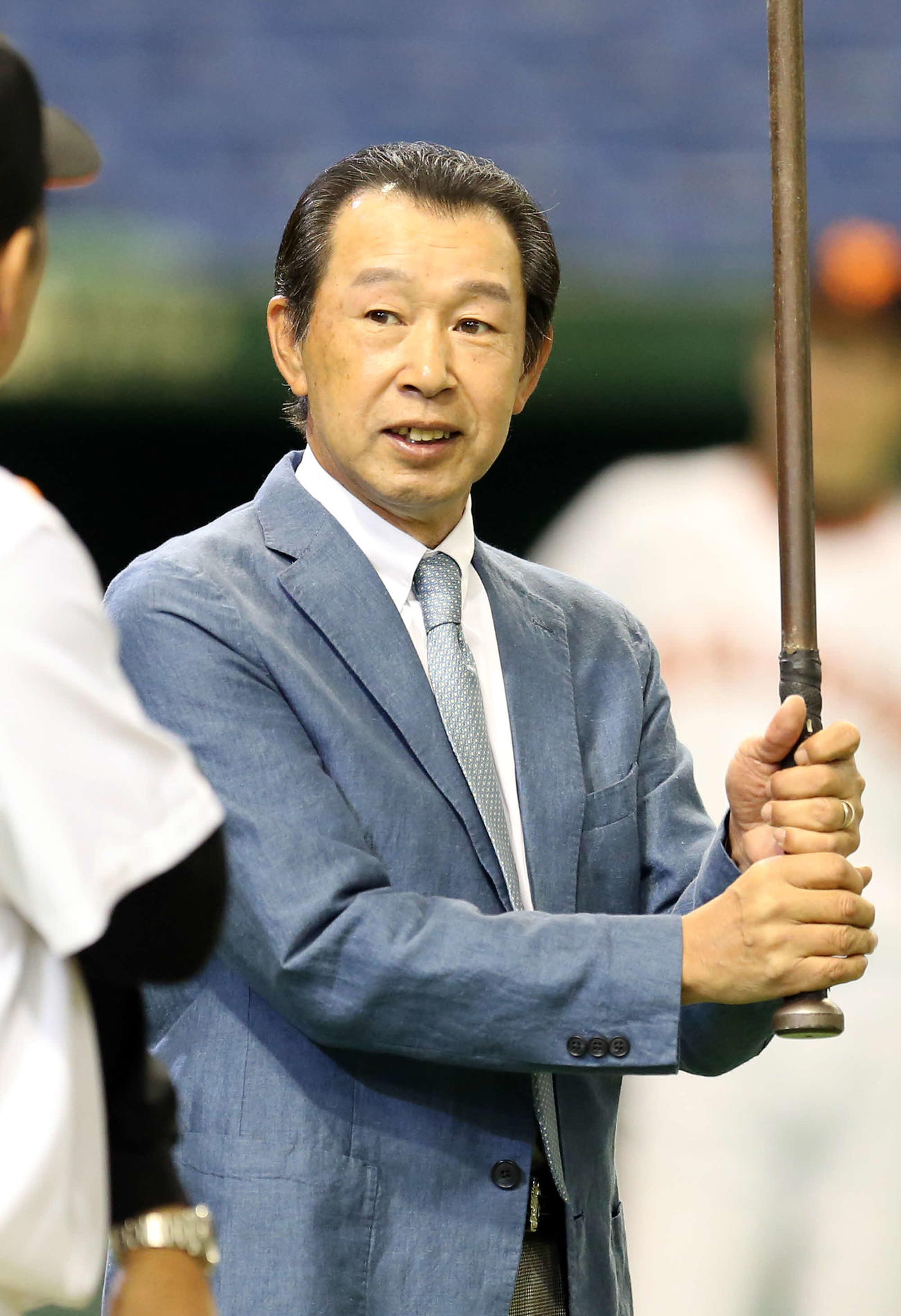 篠塚和典氏（2015年5月撮影）