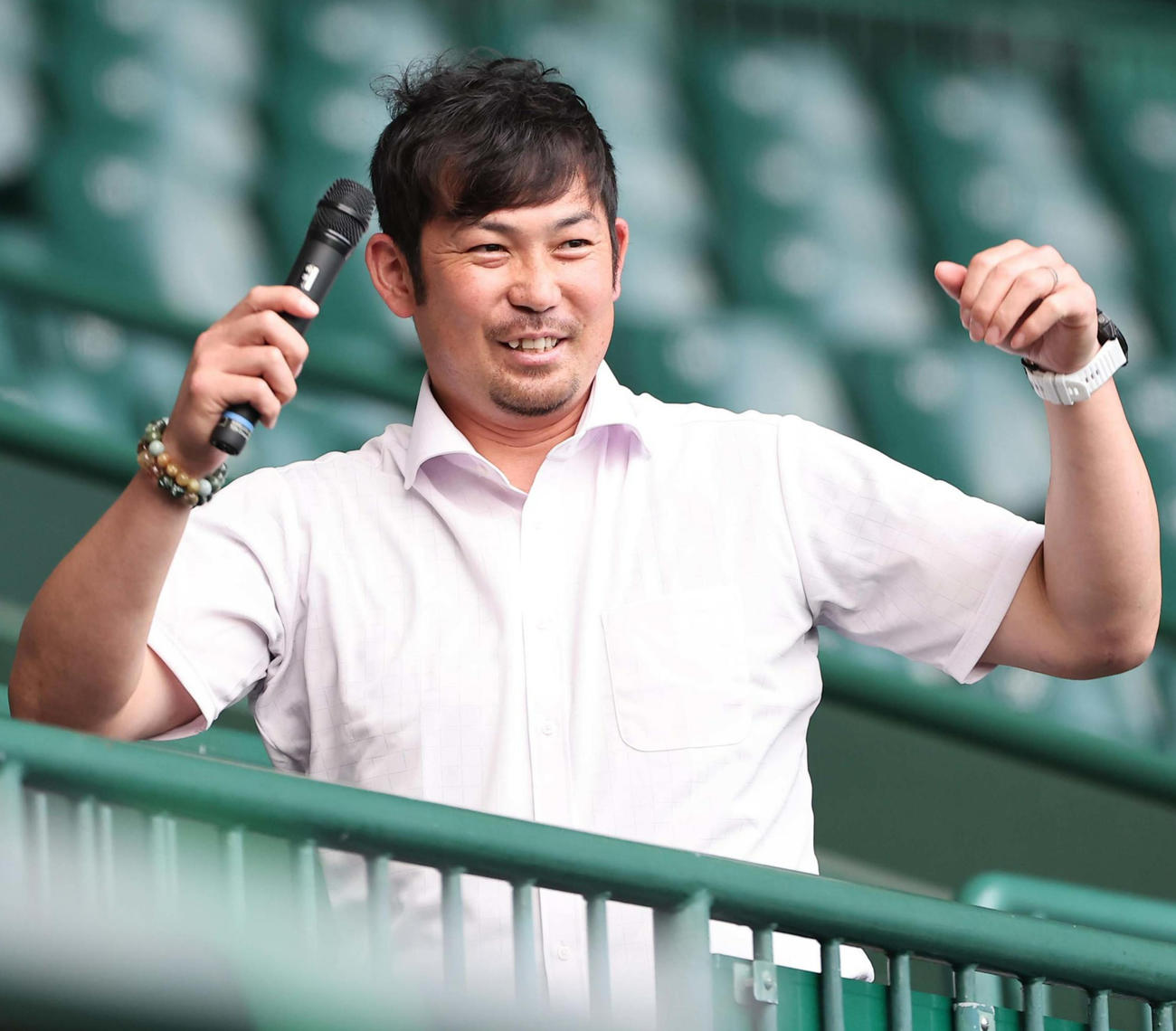 日刊スポーツ評論家の岩田稔氏（2022年6月24日撮影）
