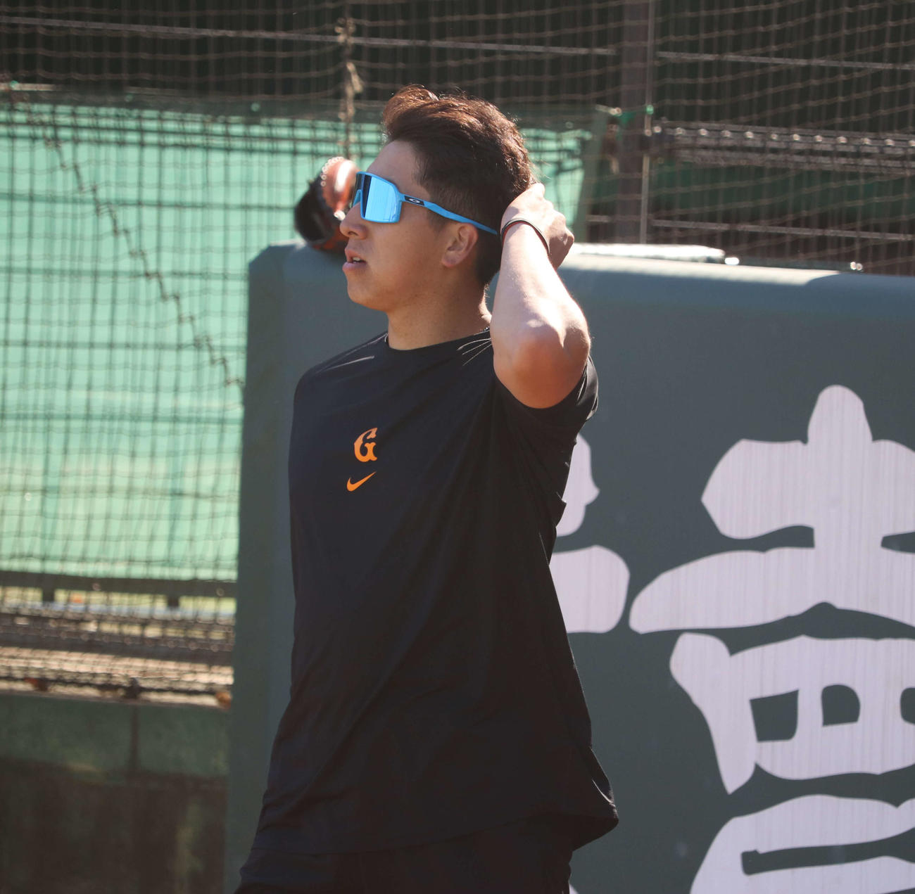ジャイアンツ球場で行われた巨人の秋季練習に参加する大勢（撮影・小早川宗一郎）