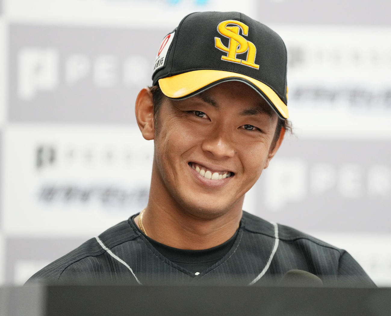 ソフトバンク今宮健太（2023年10月13日撮影）