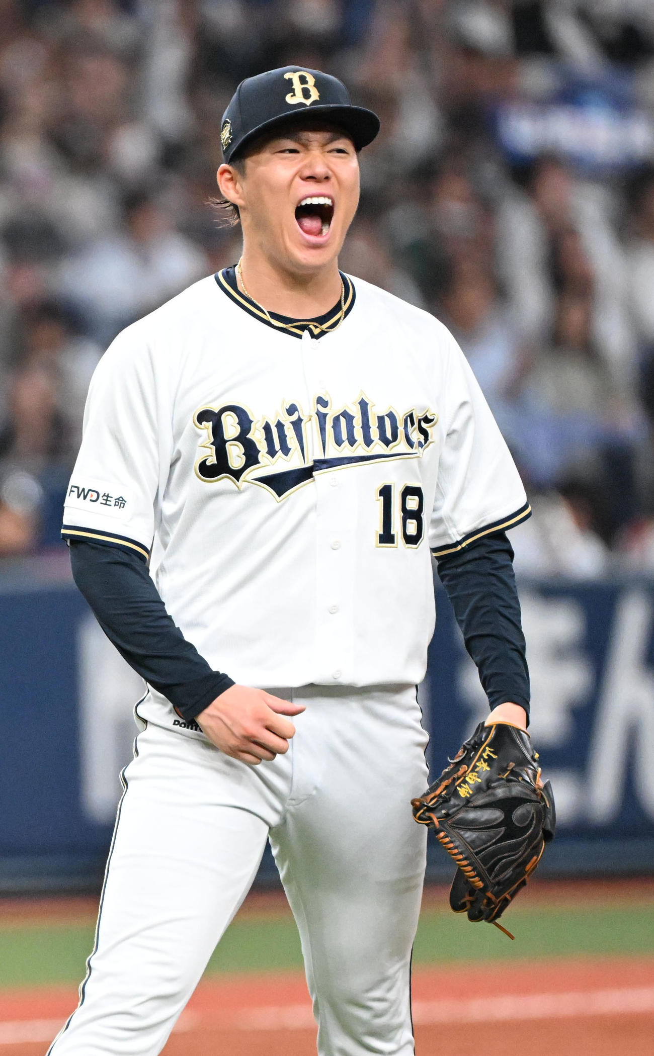 オリックス山本由伸（2023年10月18日撮影）