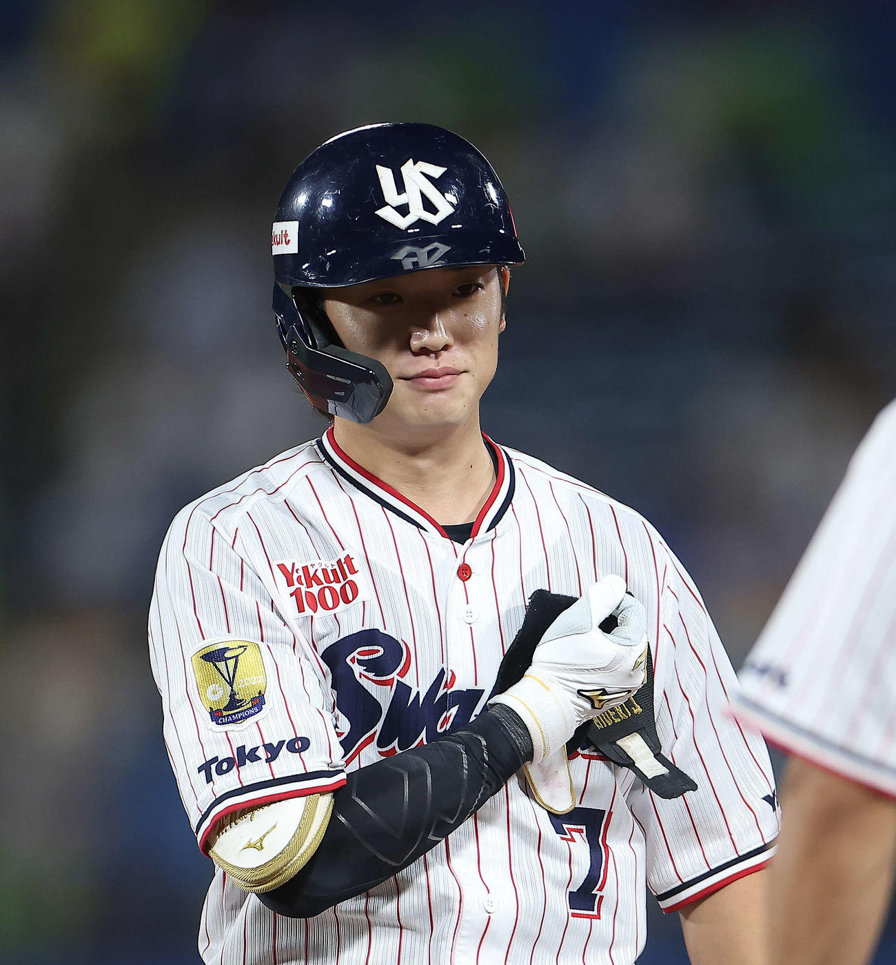 ヤクルト長岡秀樹（2023年9月21日撮影）