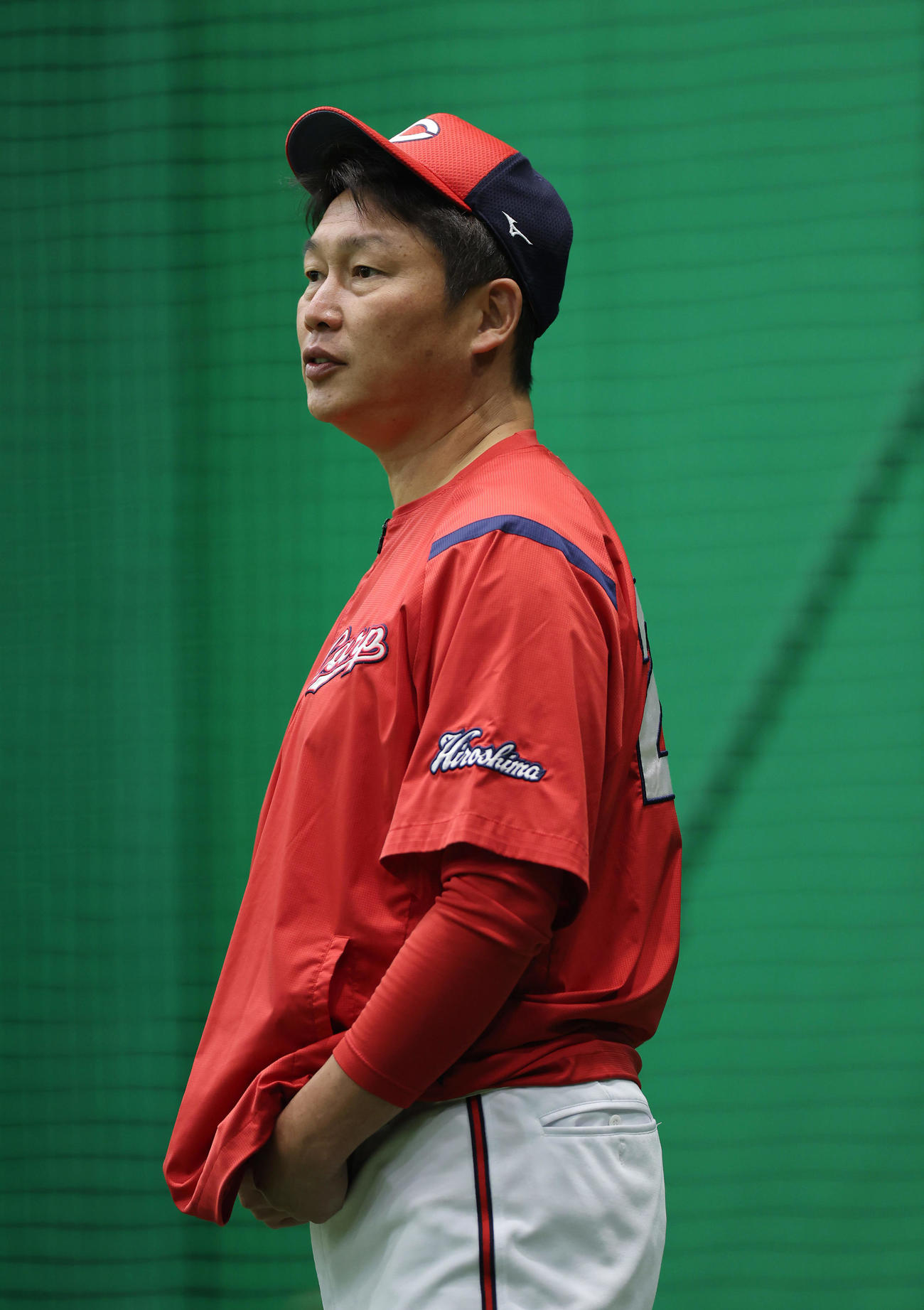 広島新井貴浩監督（2023年10月20日撮影）