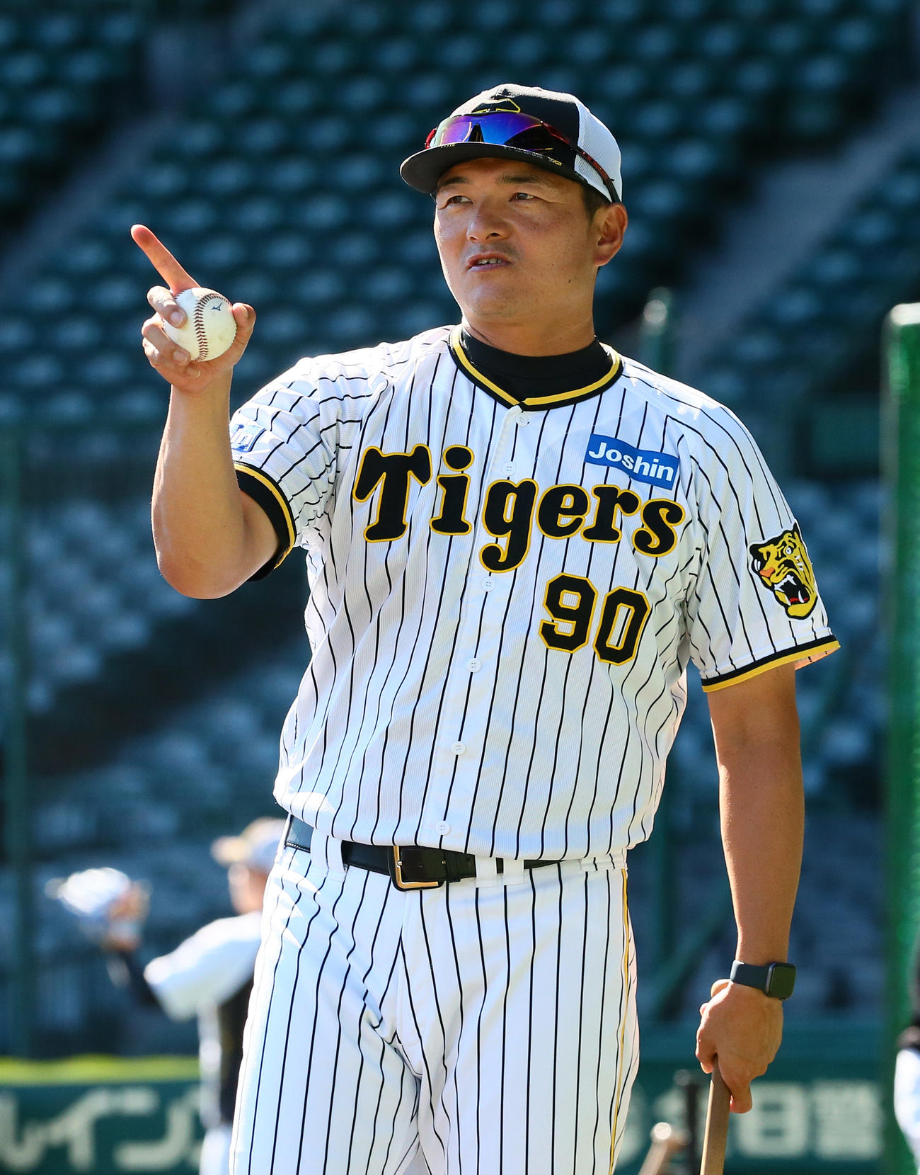 阪神・久保田智之投手コーチ（23年8月29日撮影）
