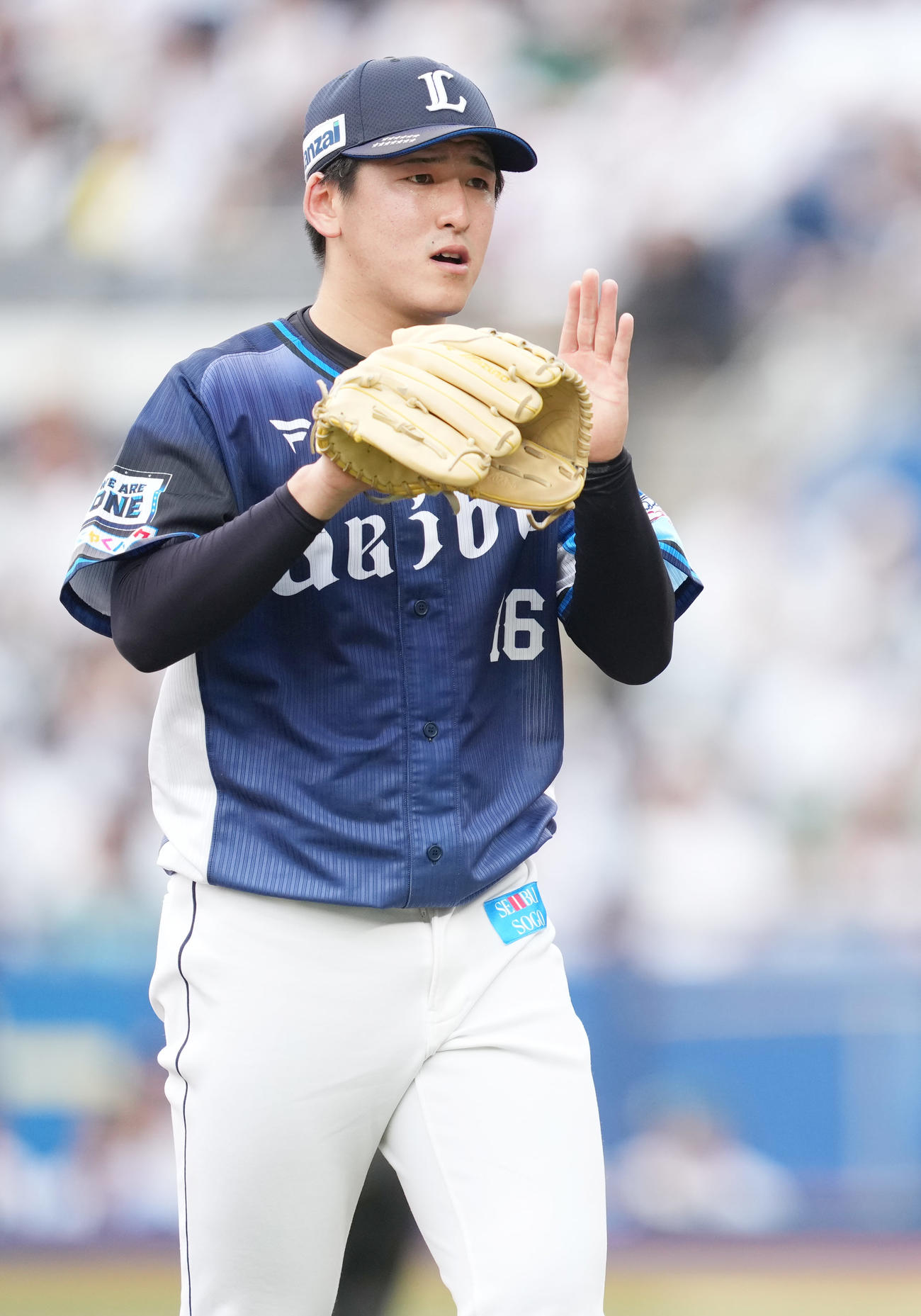 西武隅田知一郎（2023年10月1日撮影）