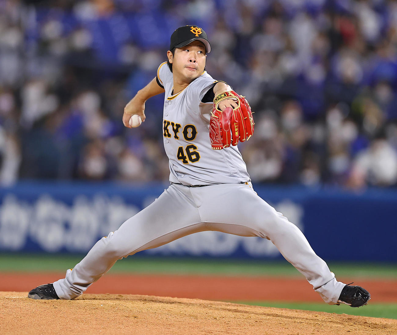 巨人鍬原拓也（22年9月22日撮影）