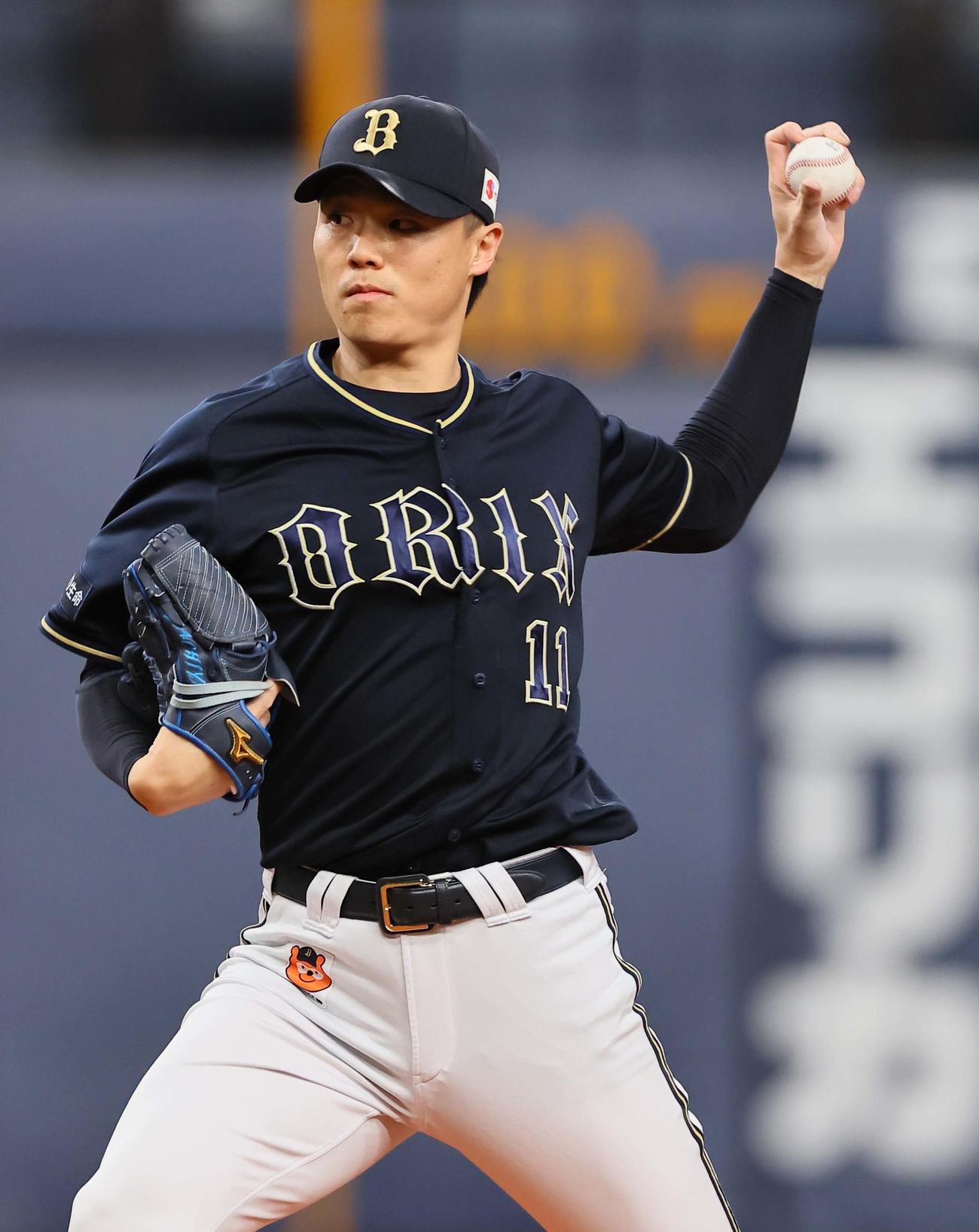 オリックス山崎福也（23年10月14日撮影）