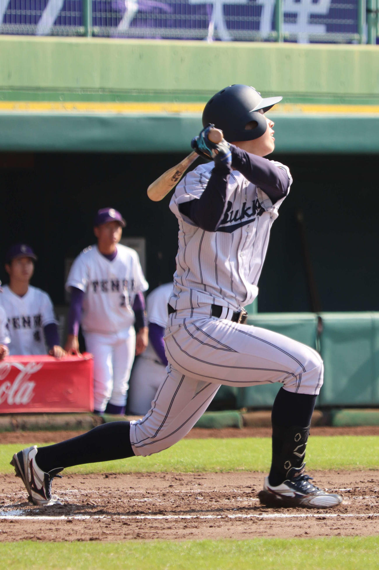 佛教大の七條太一内野手（3年＝文徳）（撮影・中島麗）