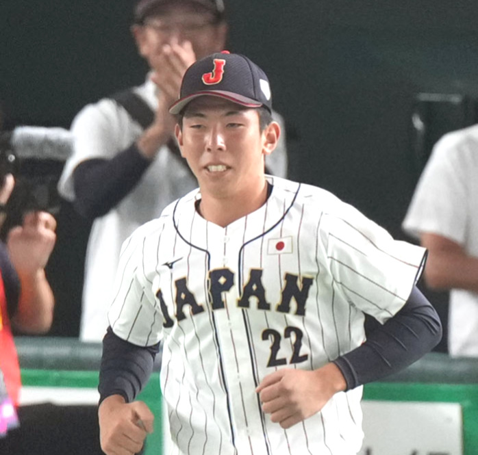 明徳義塾・寺地隆成（2023年8月撮影）