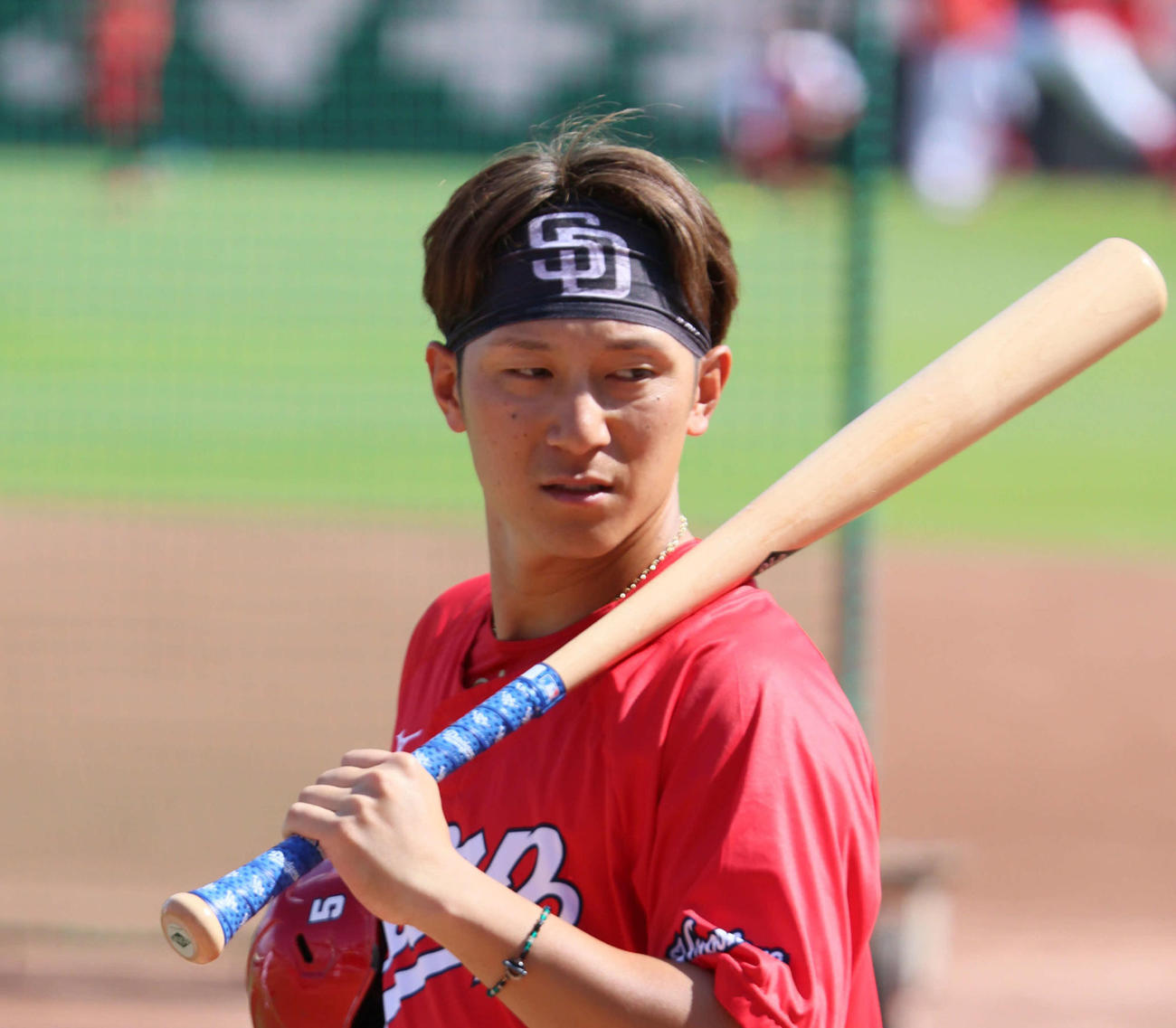 広島西川龍馬（2023年10月17日撮影）