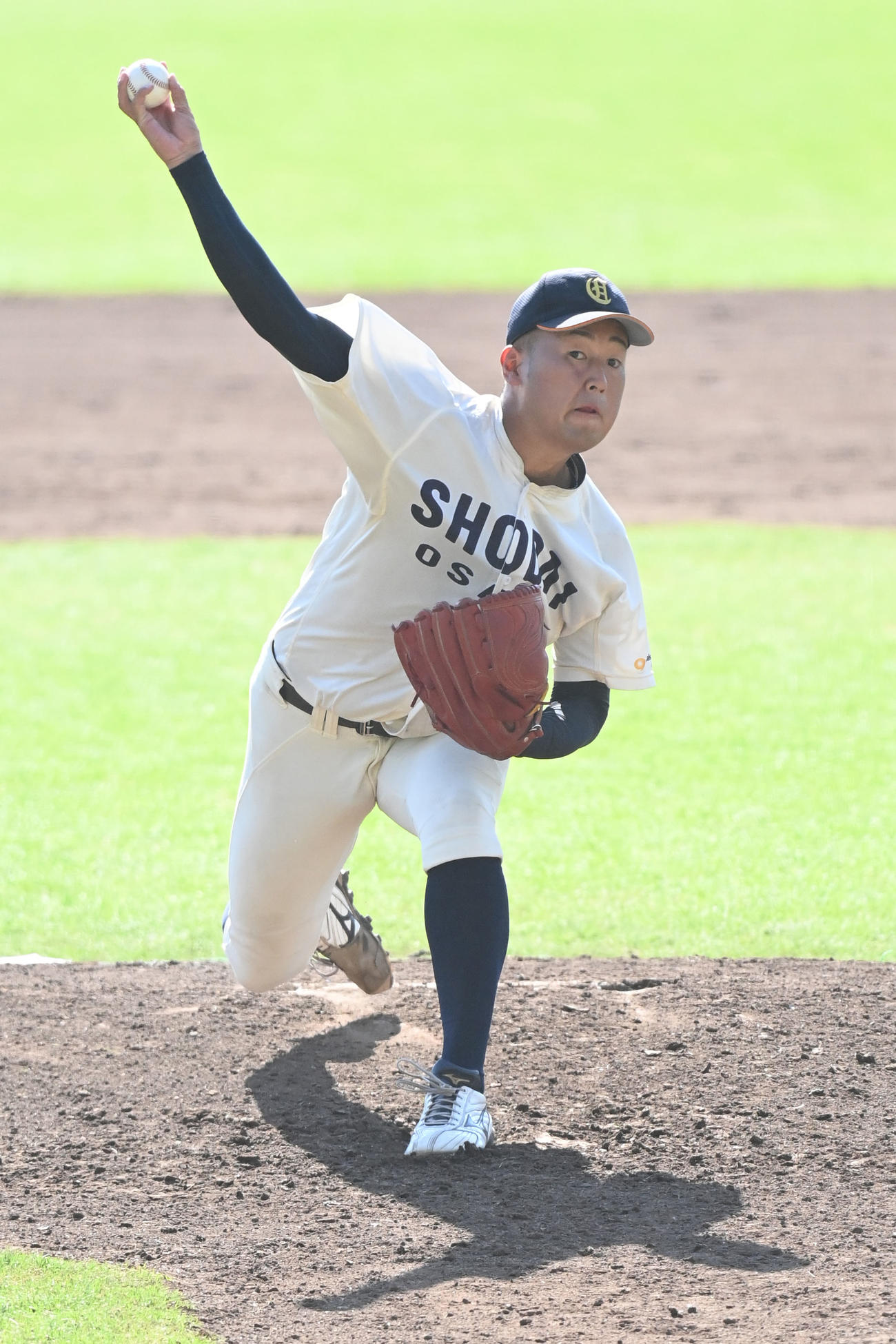 関大対大商大　大商大先発の上田（撮影・滝沢美穂子