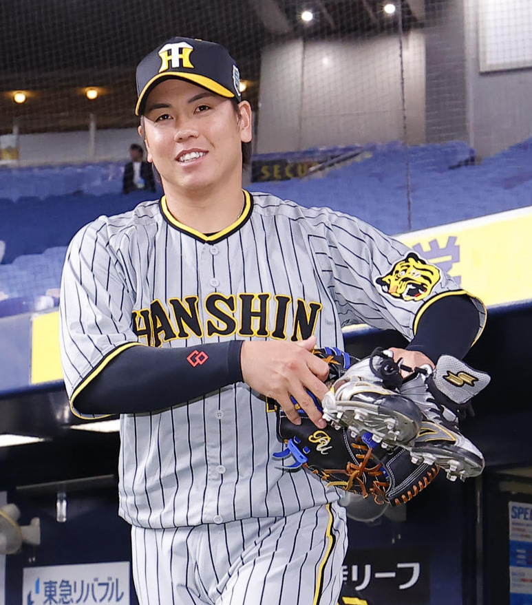1軍に合流した阪神梅野隆太郎（2023年10月2日撮影）