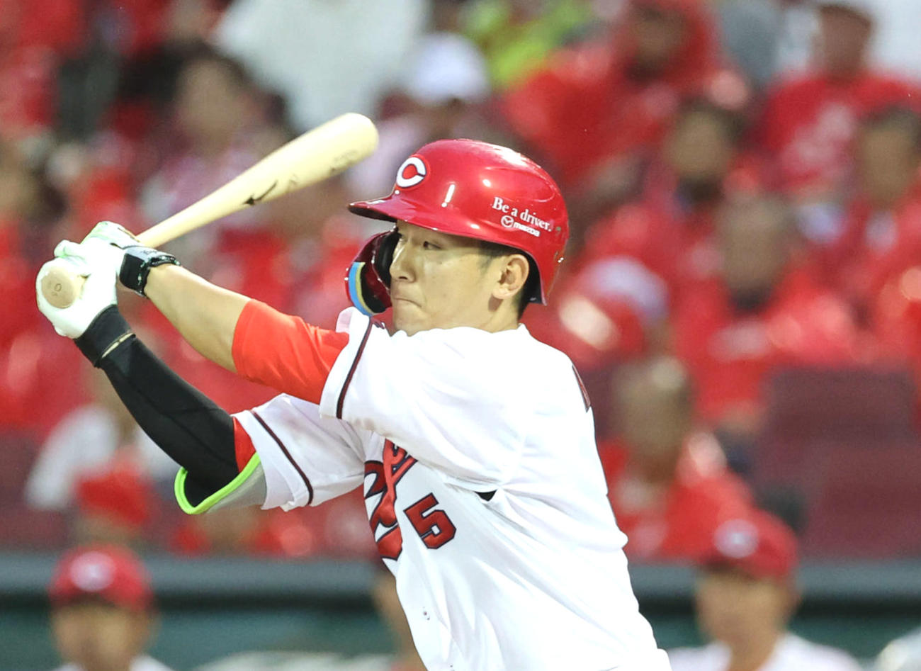 広島西川龍馬（2023年6月撮影）