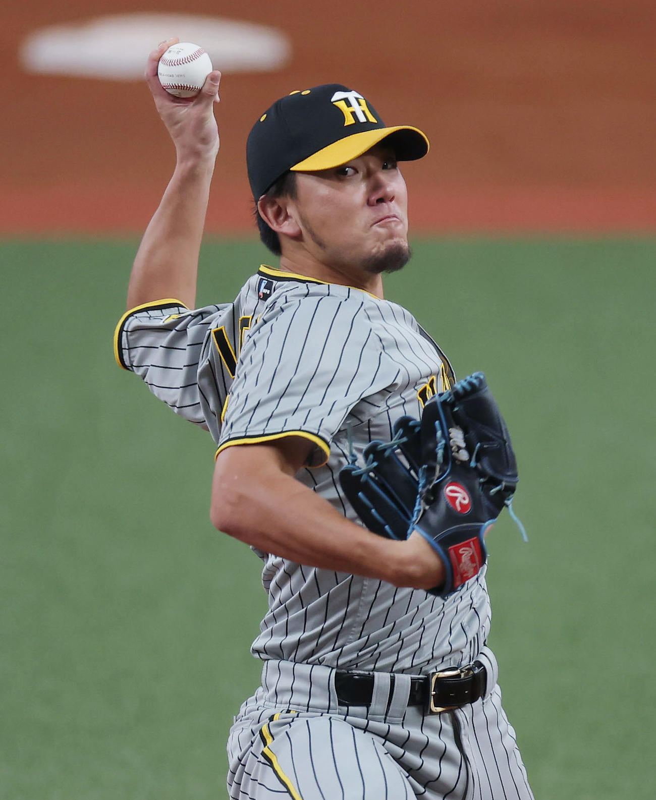 オリックス対阪神　阪神3番手で登板する伊藤将（撮影・前田充）