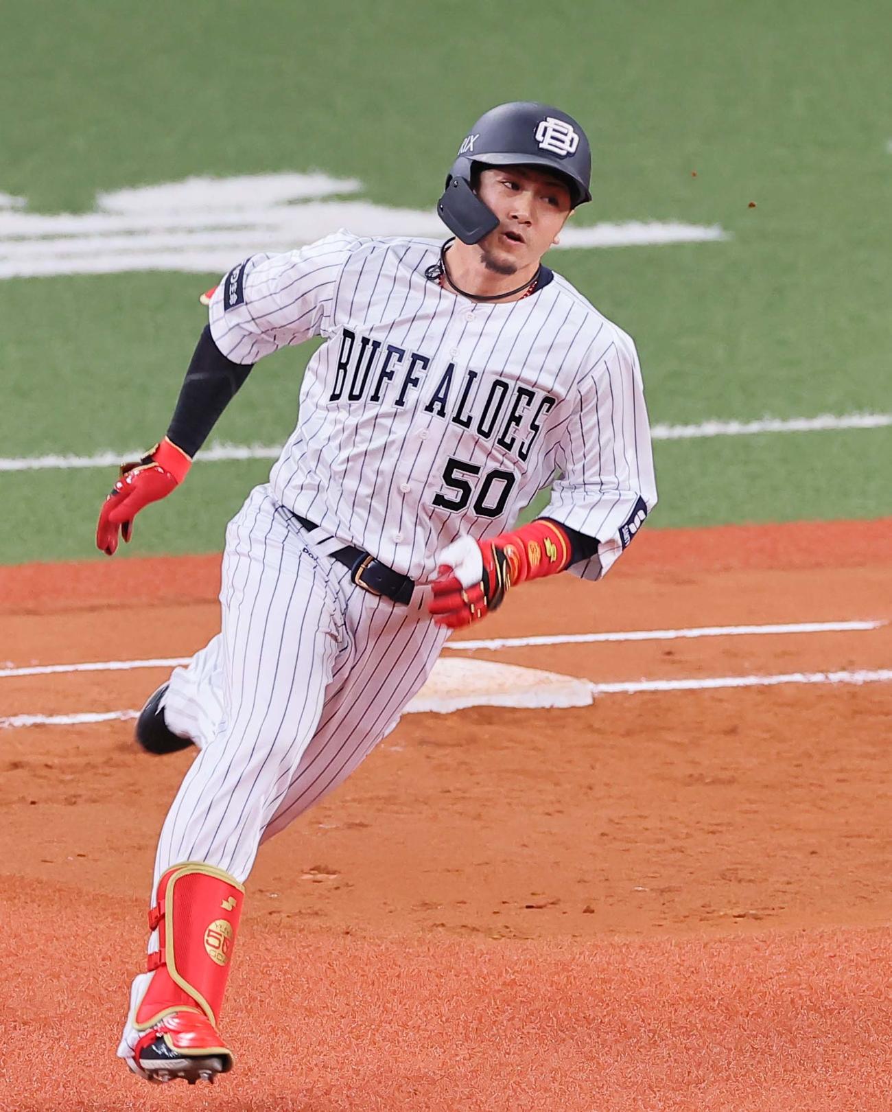 オリックス小田裕也（2023年6月1日撮影）