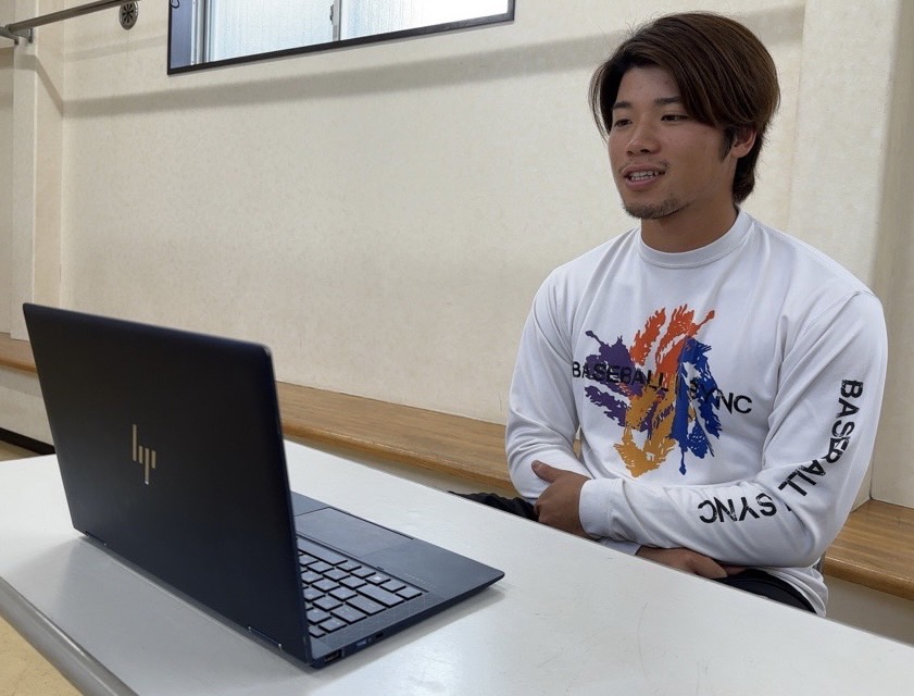 契約更改を行った森（球団提供）
