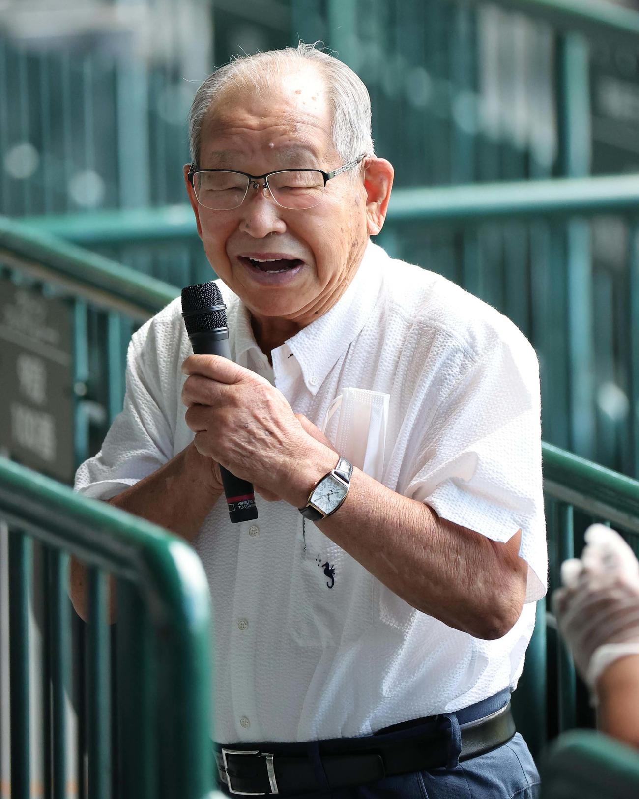 吉田義男氏（2022年6月26日撮影）