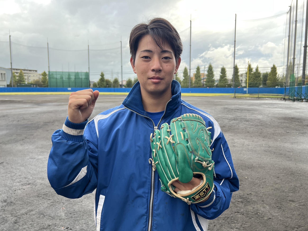 読売テレビ「す・またん」にリモート出演した阪神ドラフト1位の下村（読売テレビ提供）