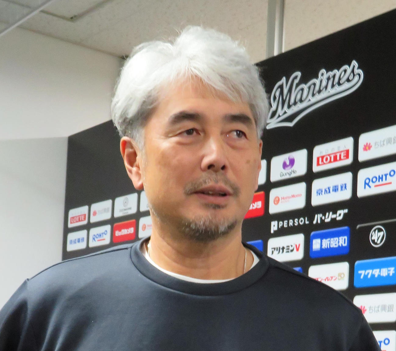 ロッテ吉井監督（2023年10月23日撮影）