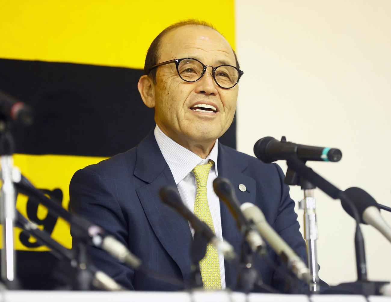 阪神岡田彰布監督（2023年11月6日撮影）