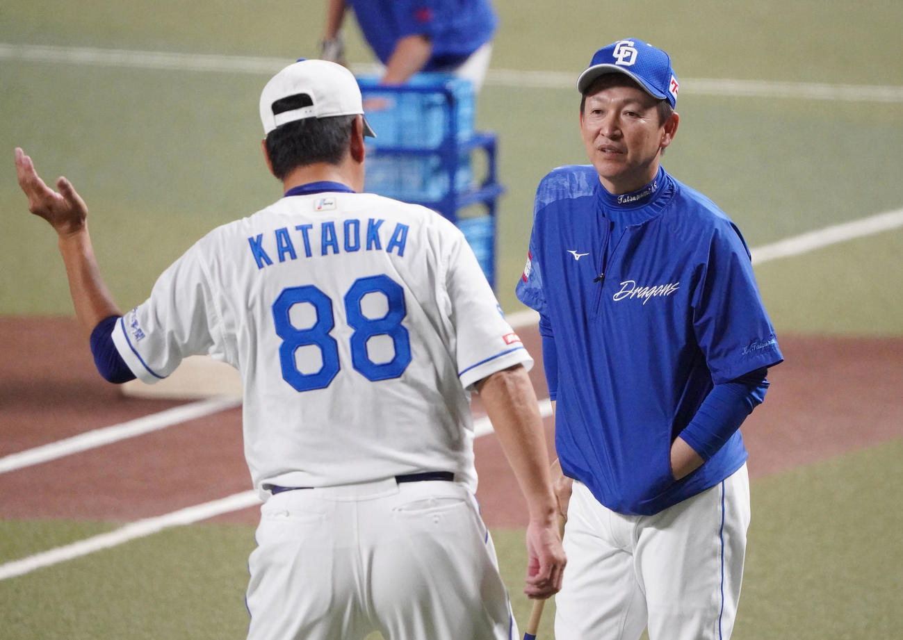 中日立浪和義監督（2023年11月10日撮影）