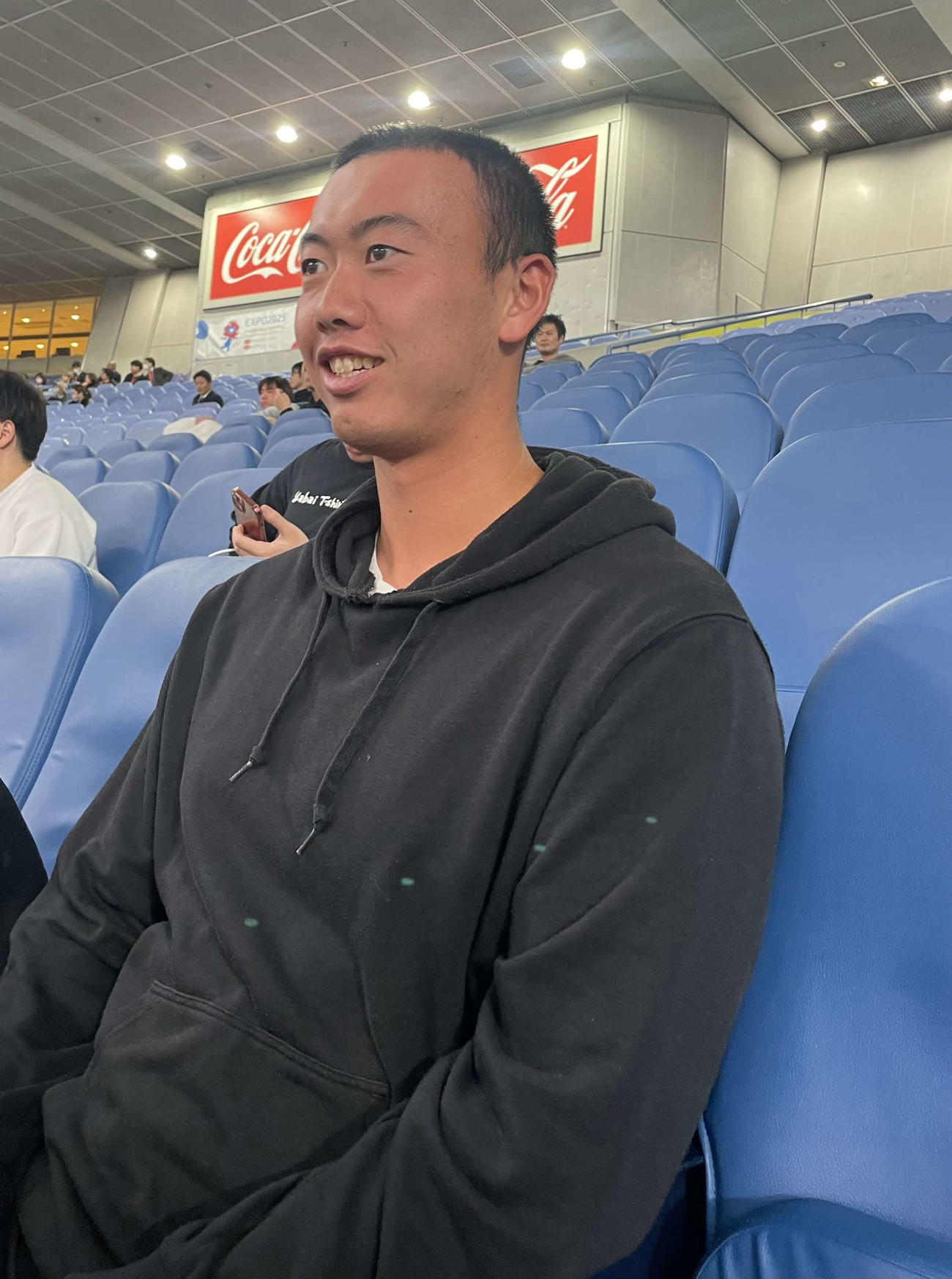 西武ドラ6指名を受けた、皇學館大・村田怜音内野手（4年）が同期となるドラ7・ENEOS糸川の先発登板を観戦した。
