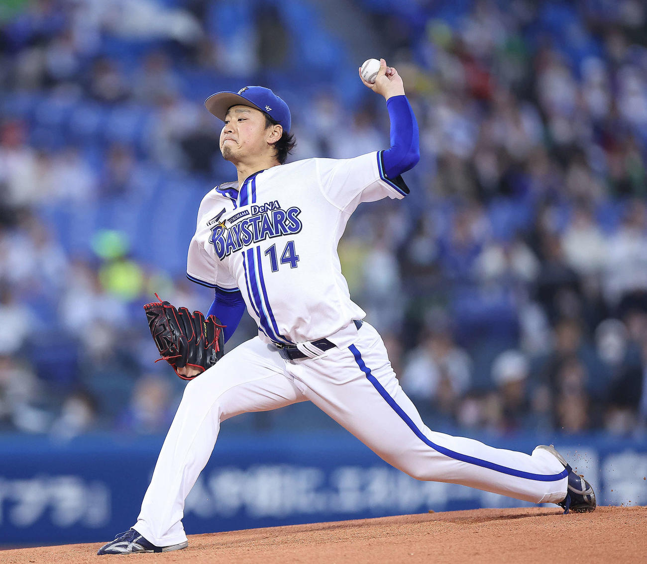 DeNA石田健大（2023年4月撮影）