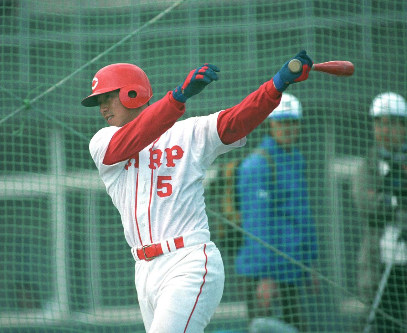 広島時代の町田公二郎氏＝1996年2月撮影